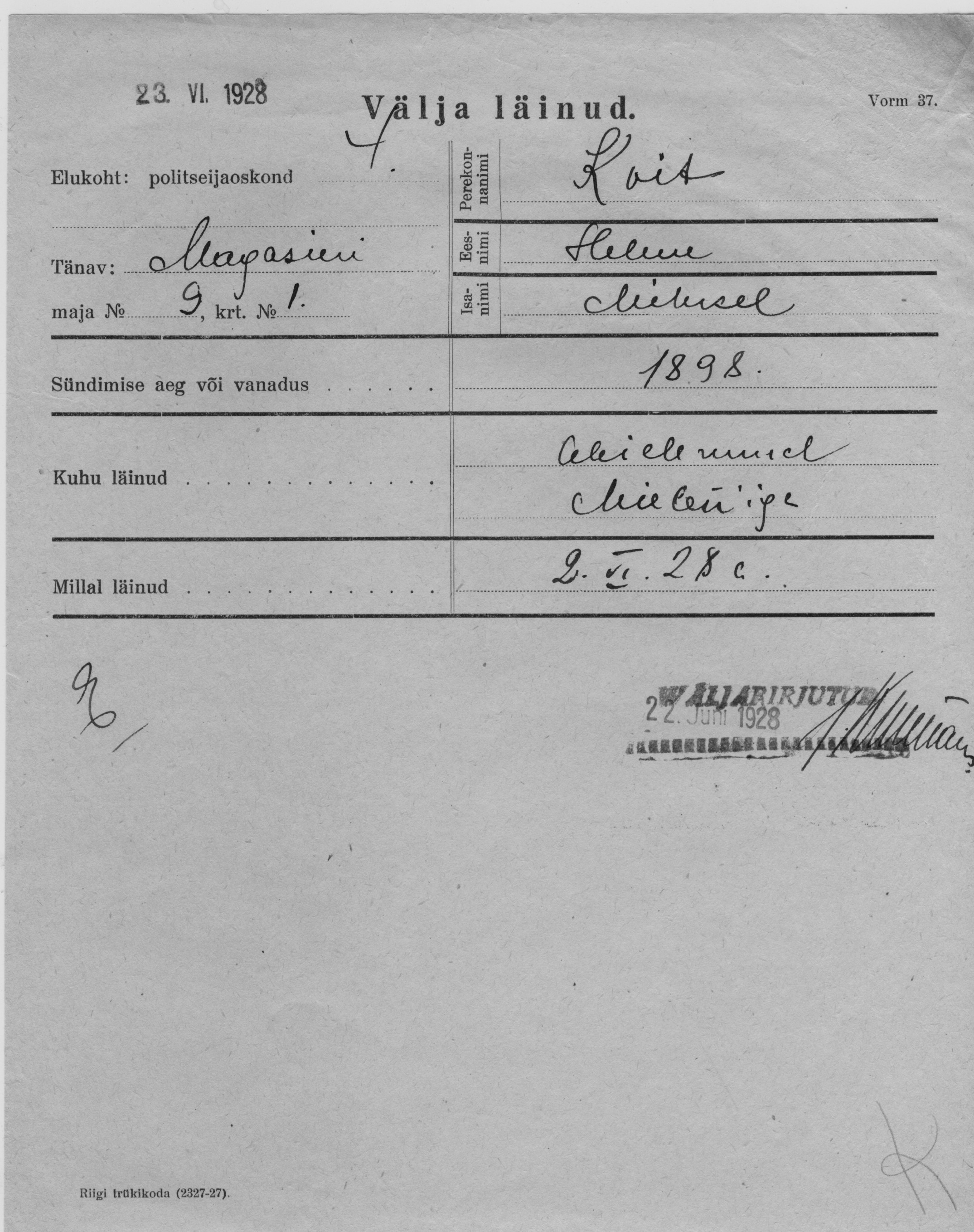 Koit, Helene, Mihkel