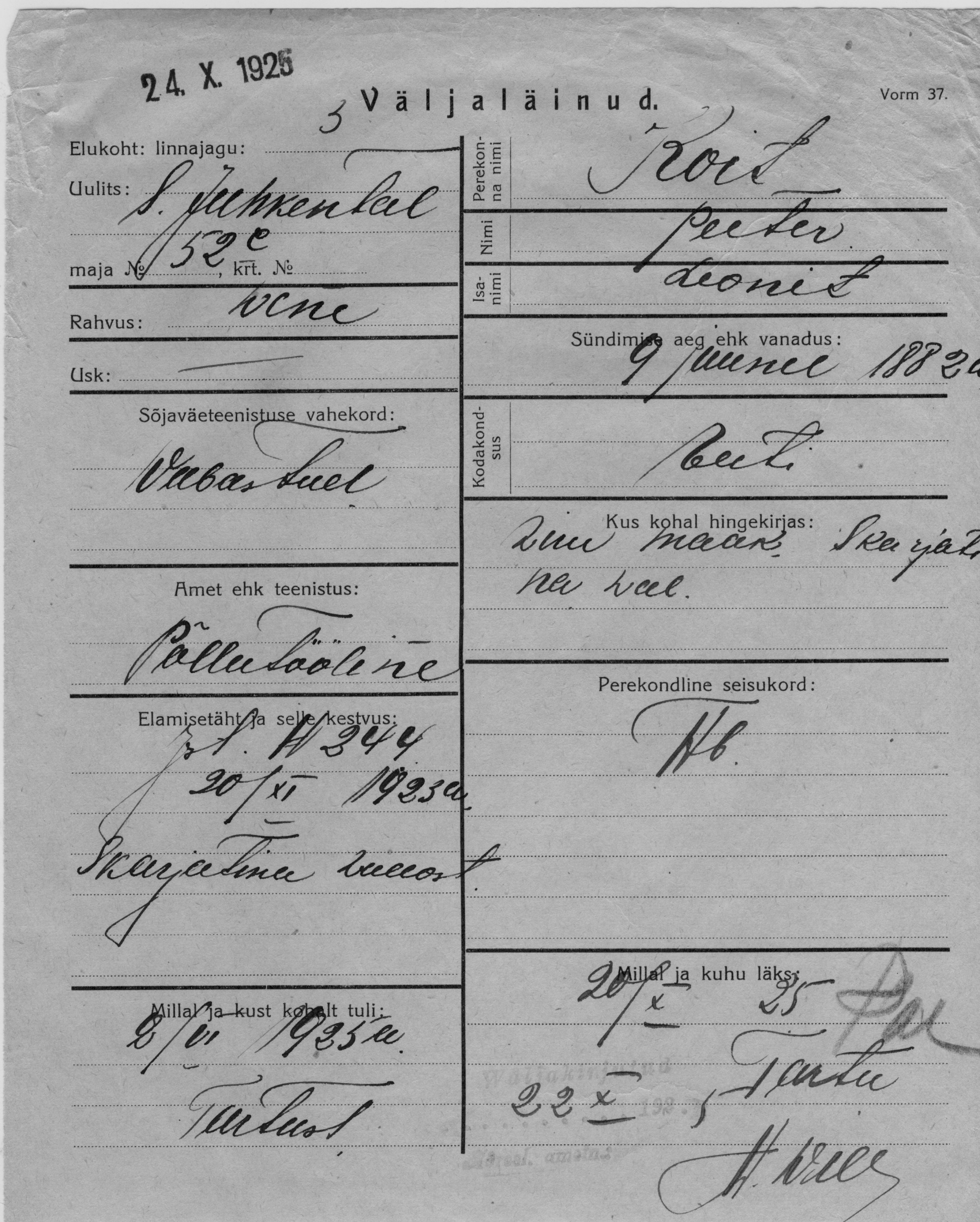 Koit, Peeter, Leonit