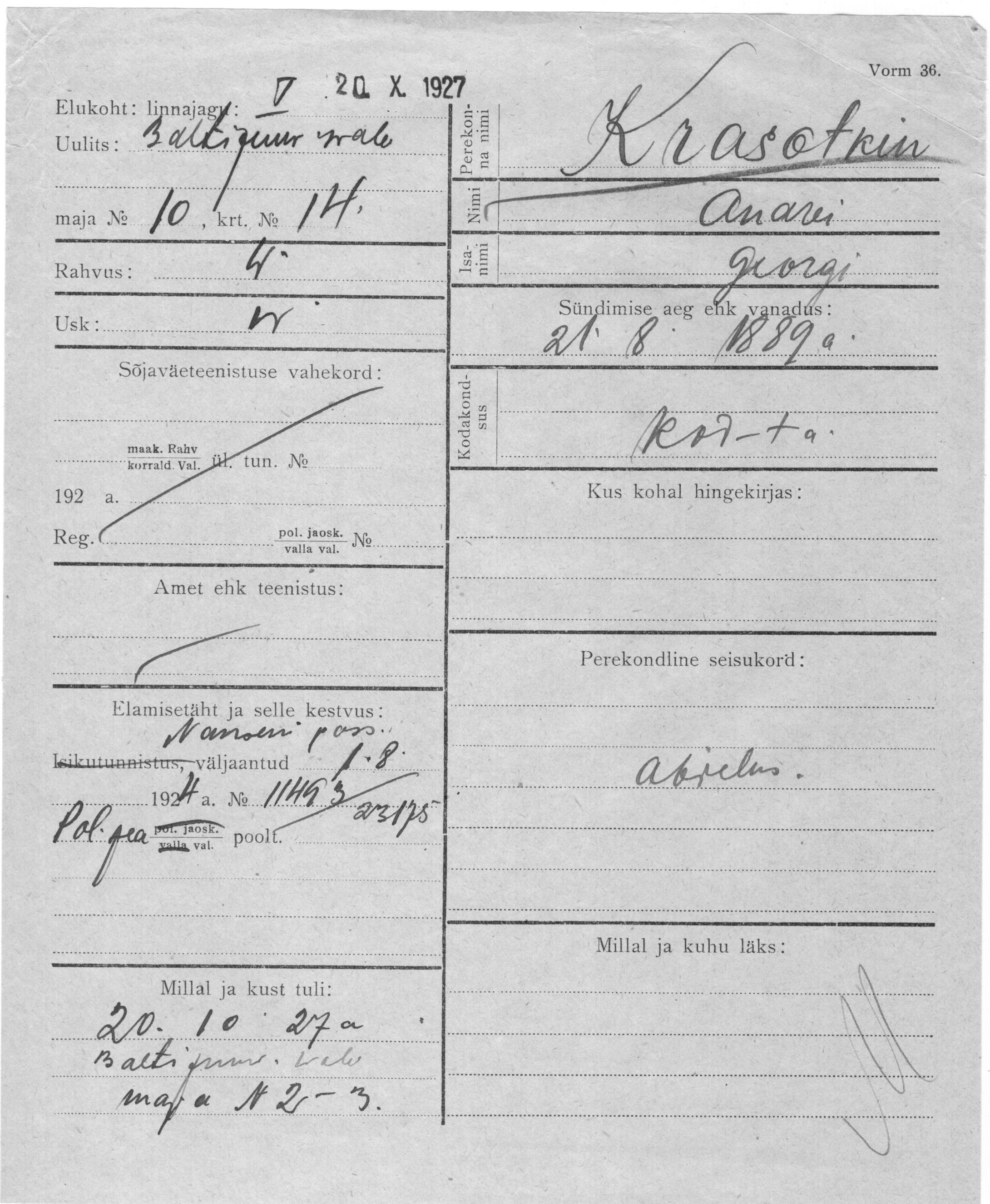 Krasotkin, Andrei, Georg