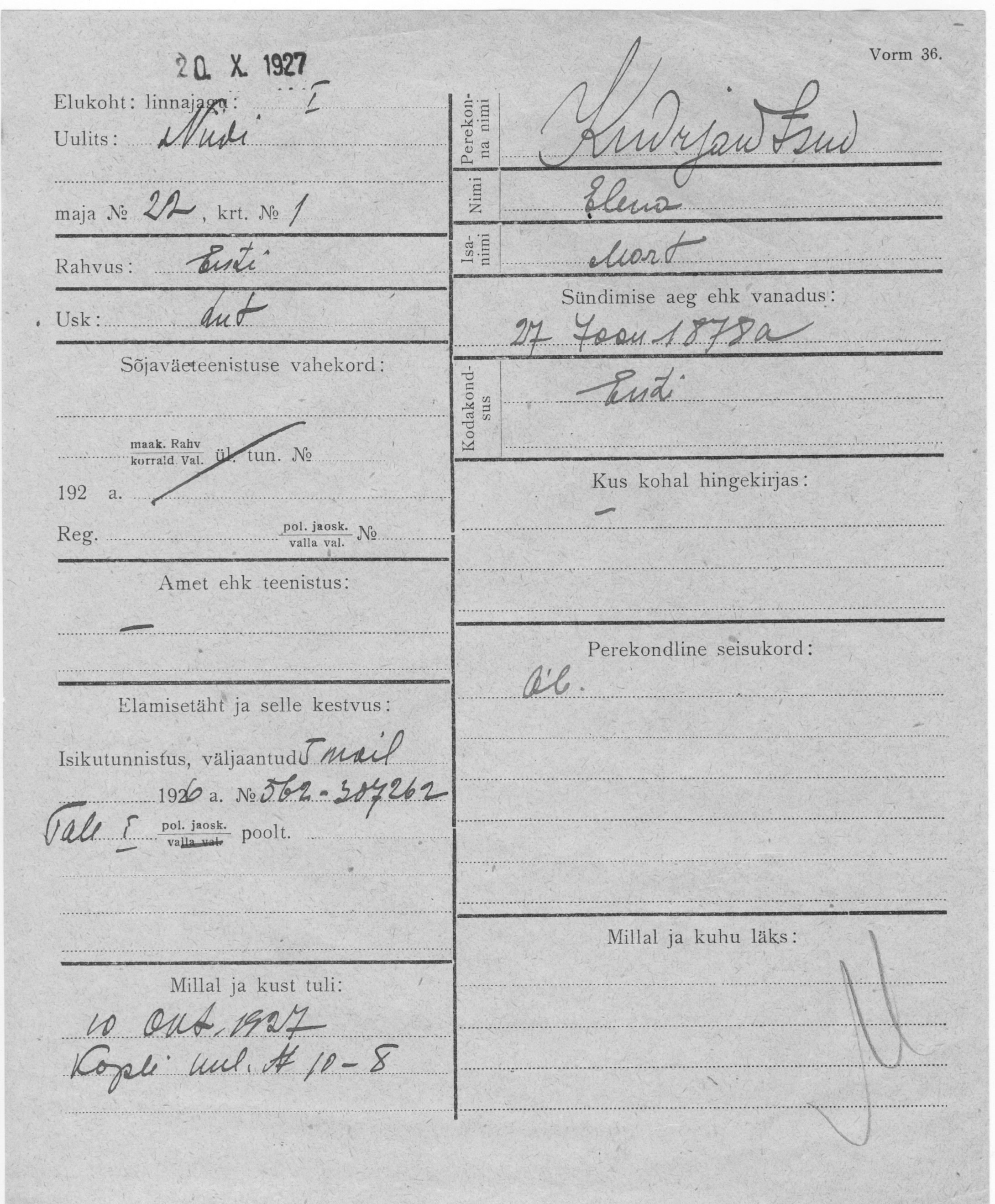 Kudrjawtsew, Elena, Mart