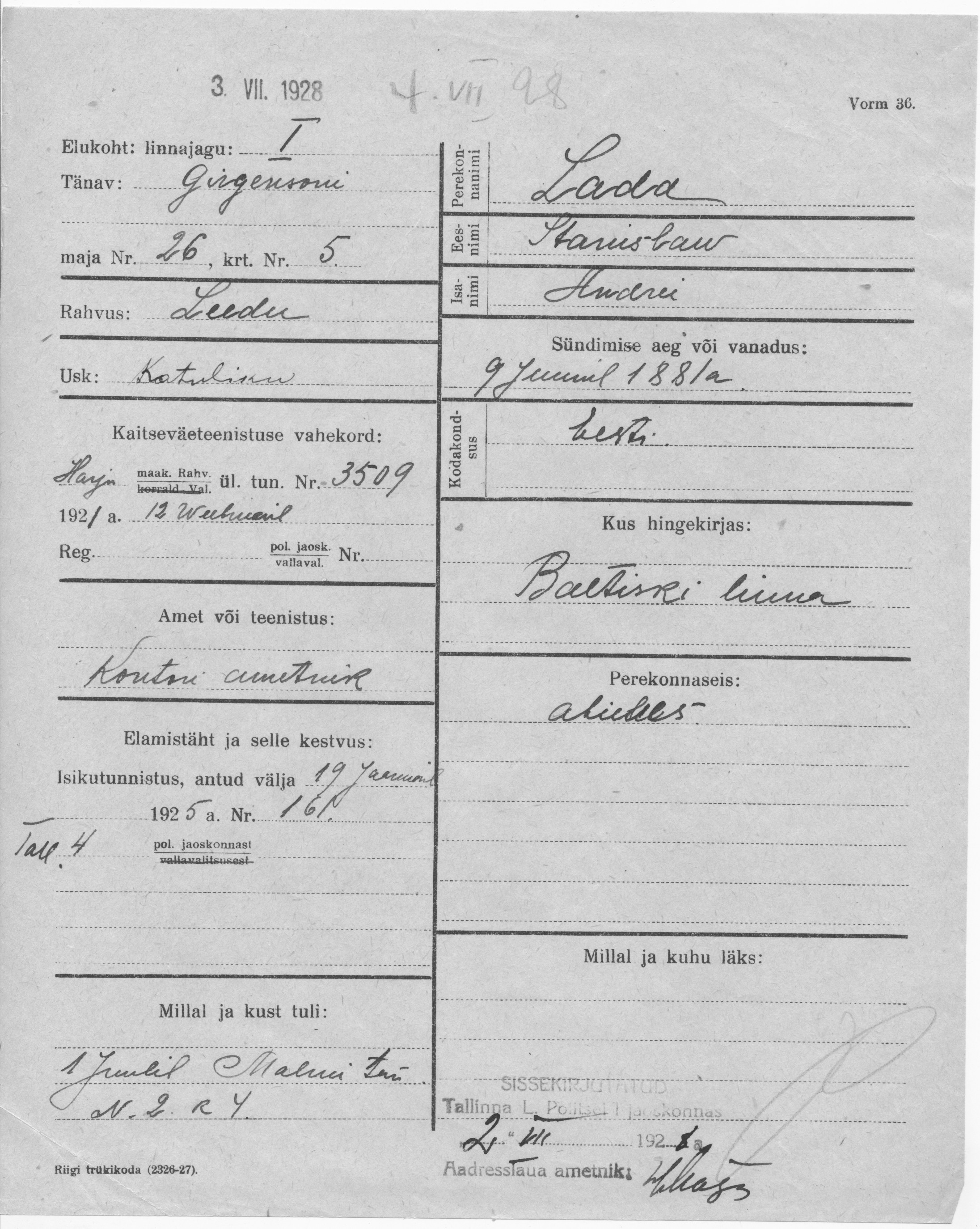 Lada, Stanislav, Andrei