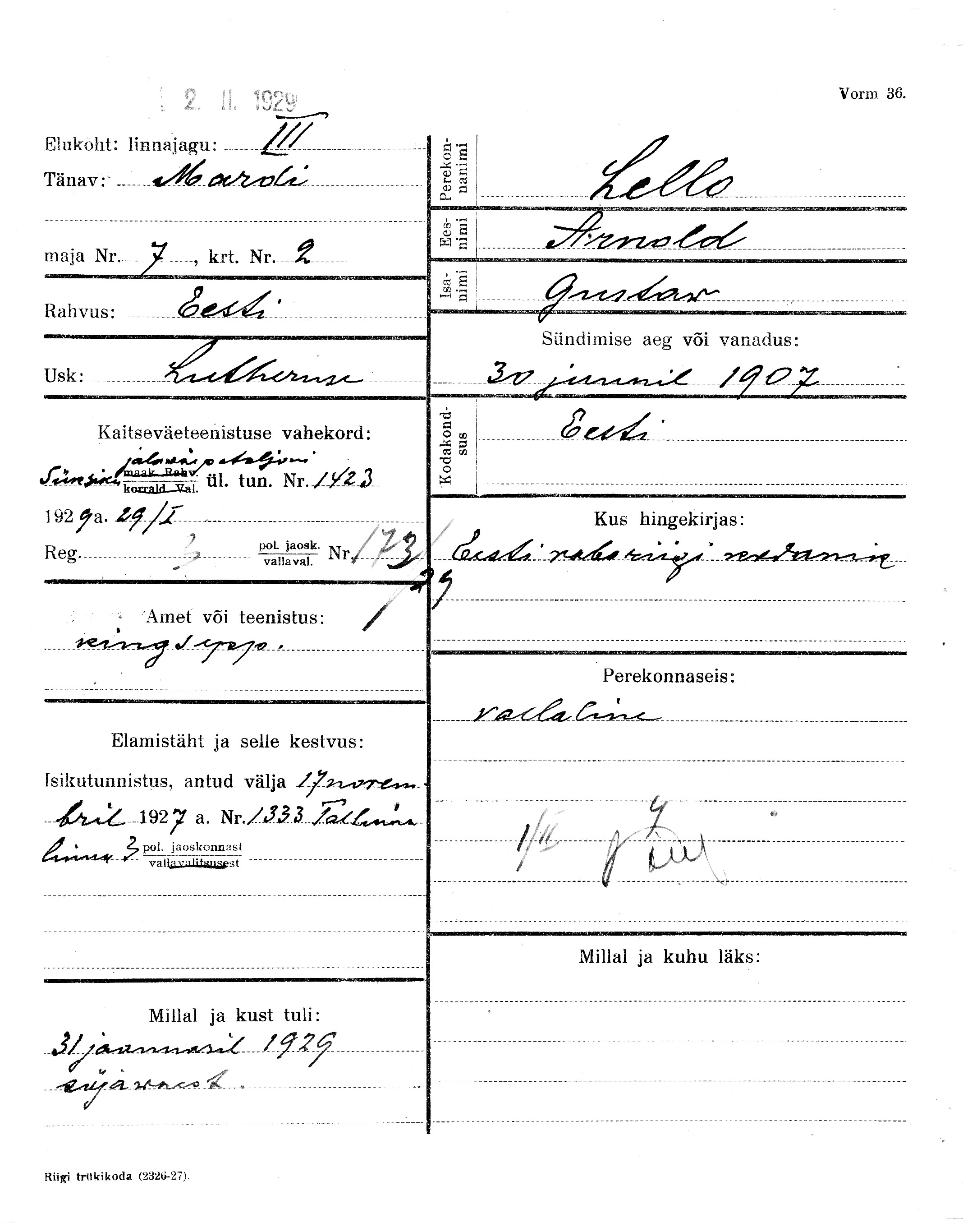 Lello, Arnold, Gustaw