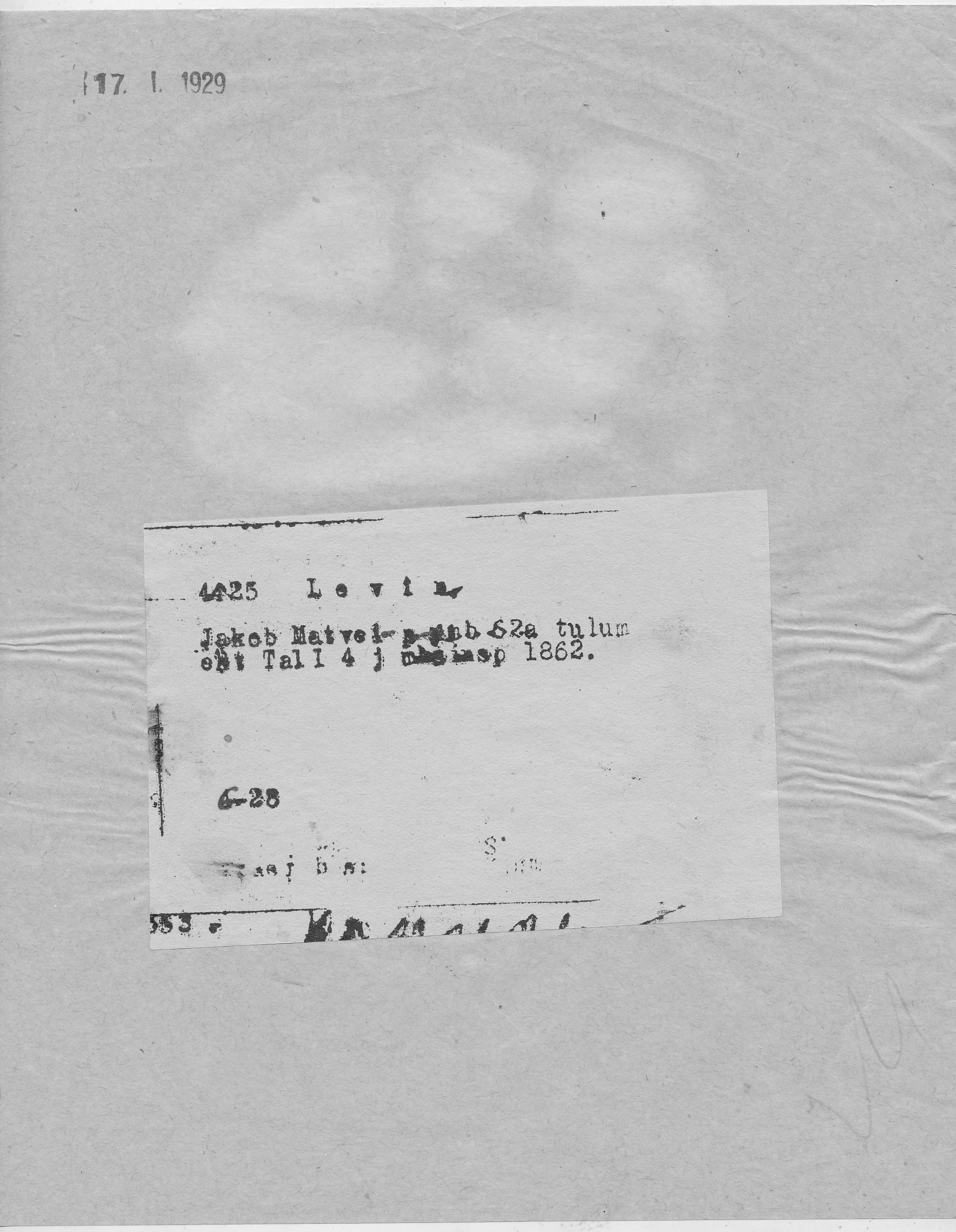 Levin, Jakob, Matvei