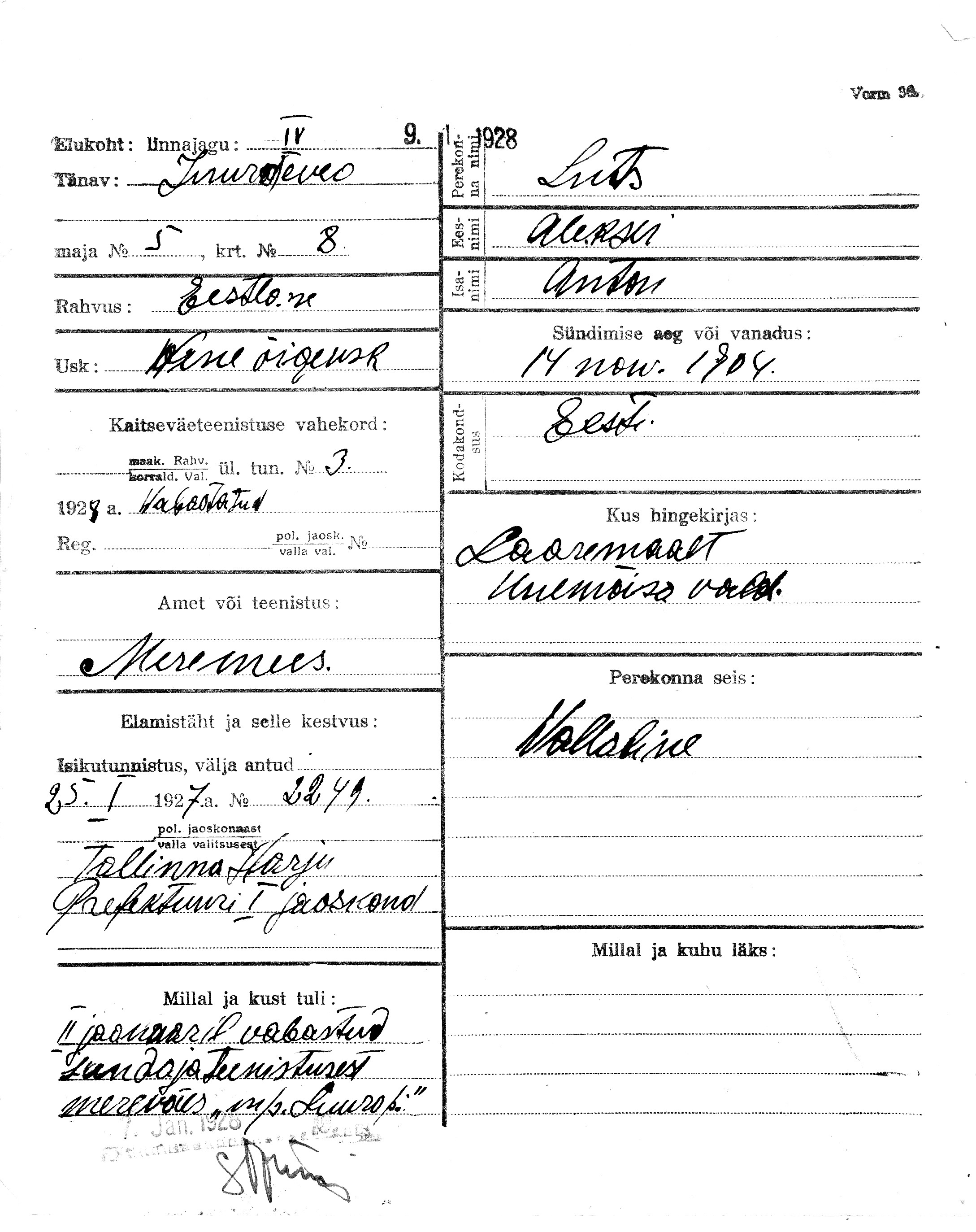 Luts, Aleksei, Anton