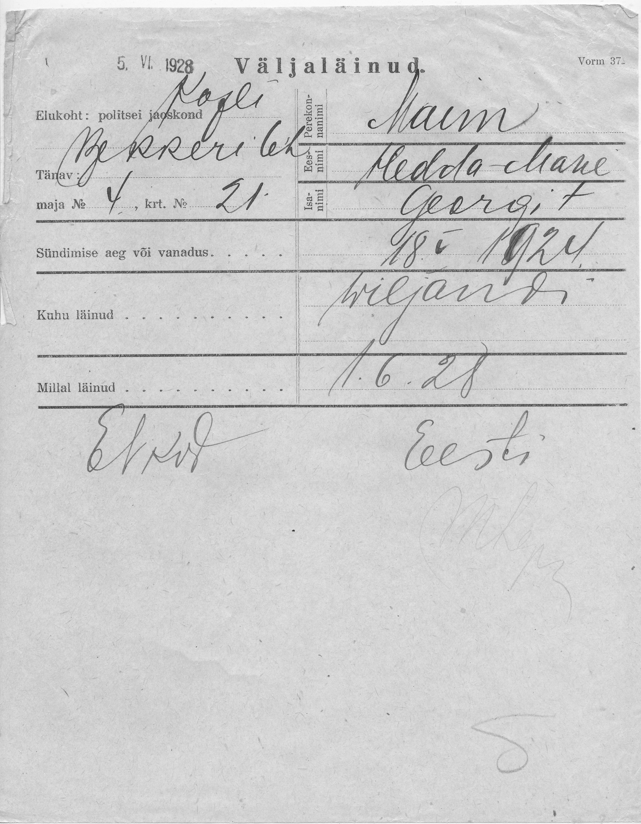 Maim, Hedda-Marie, Georg