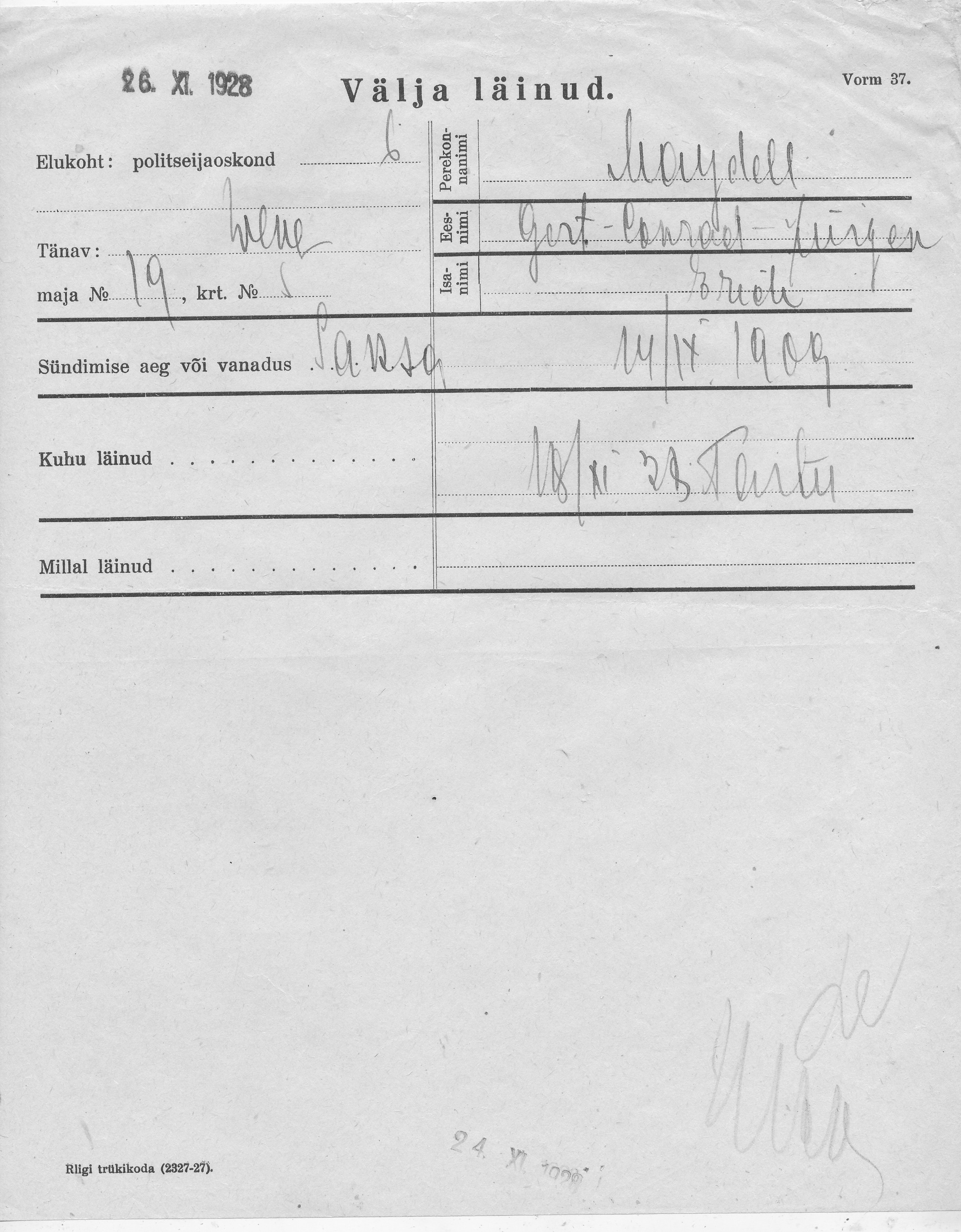 Maydell, Gert-Conrad-Jürgen, Erich