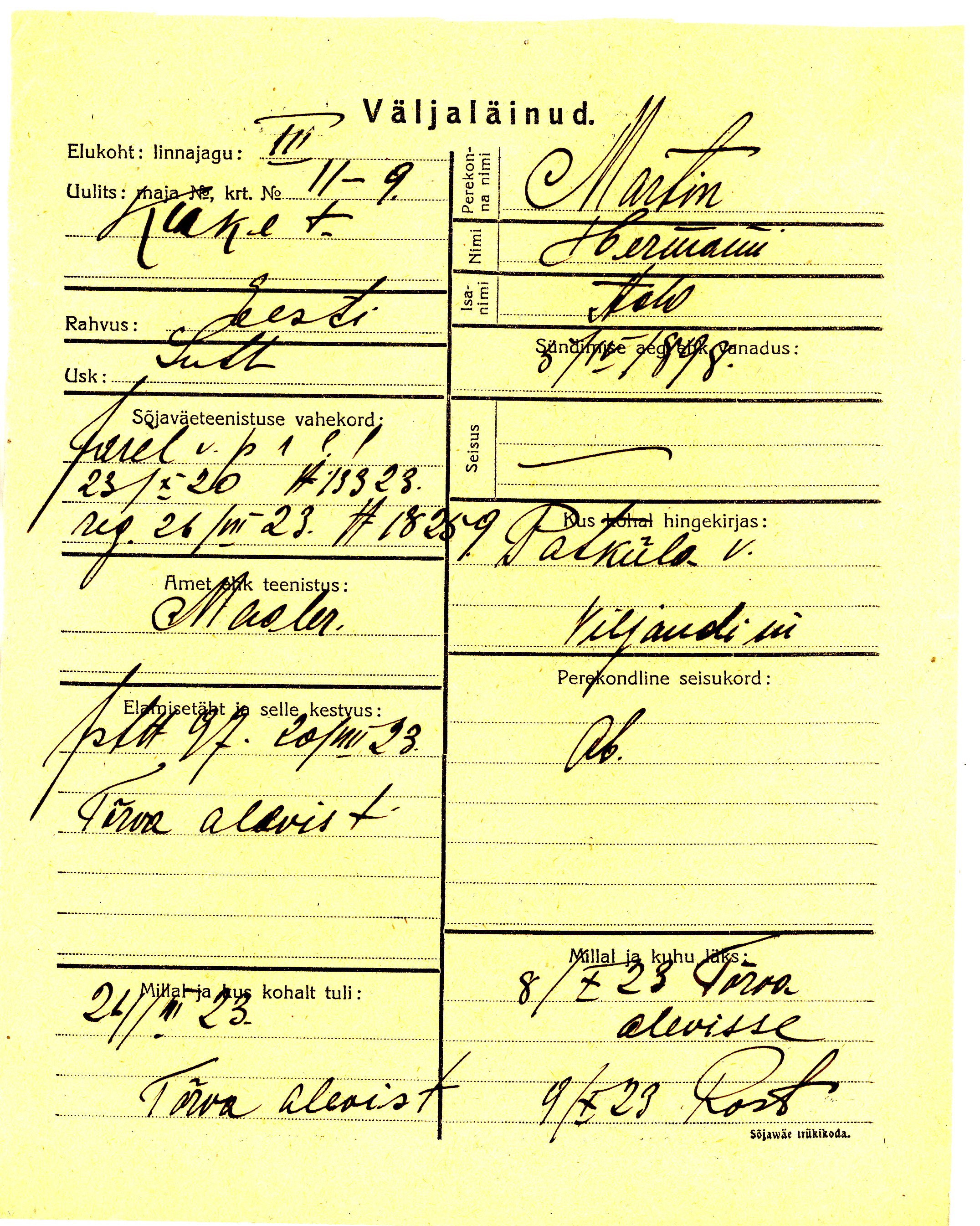 Martin, Hermann, Ado