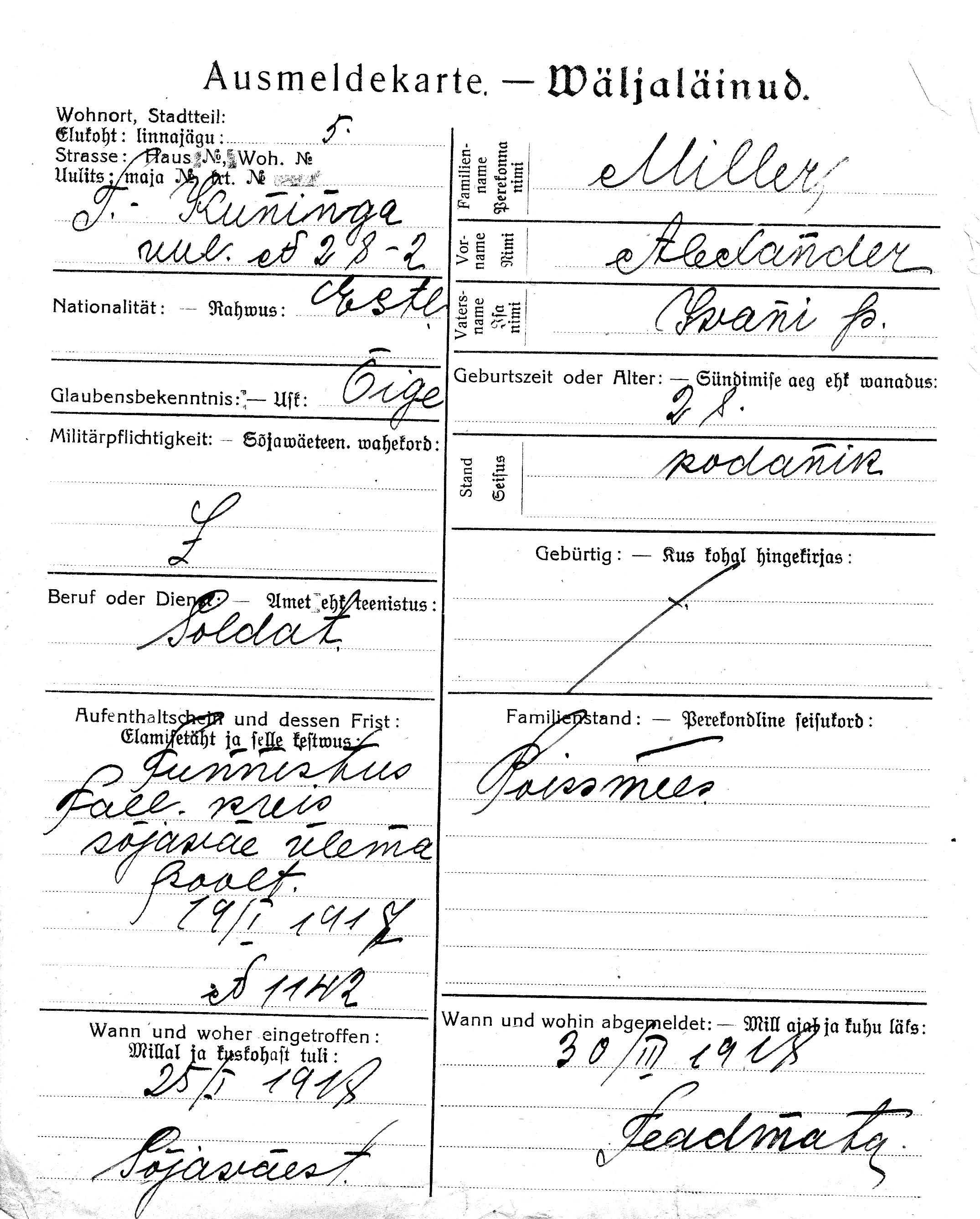 Miller, Alexander, Iwan