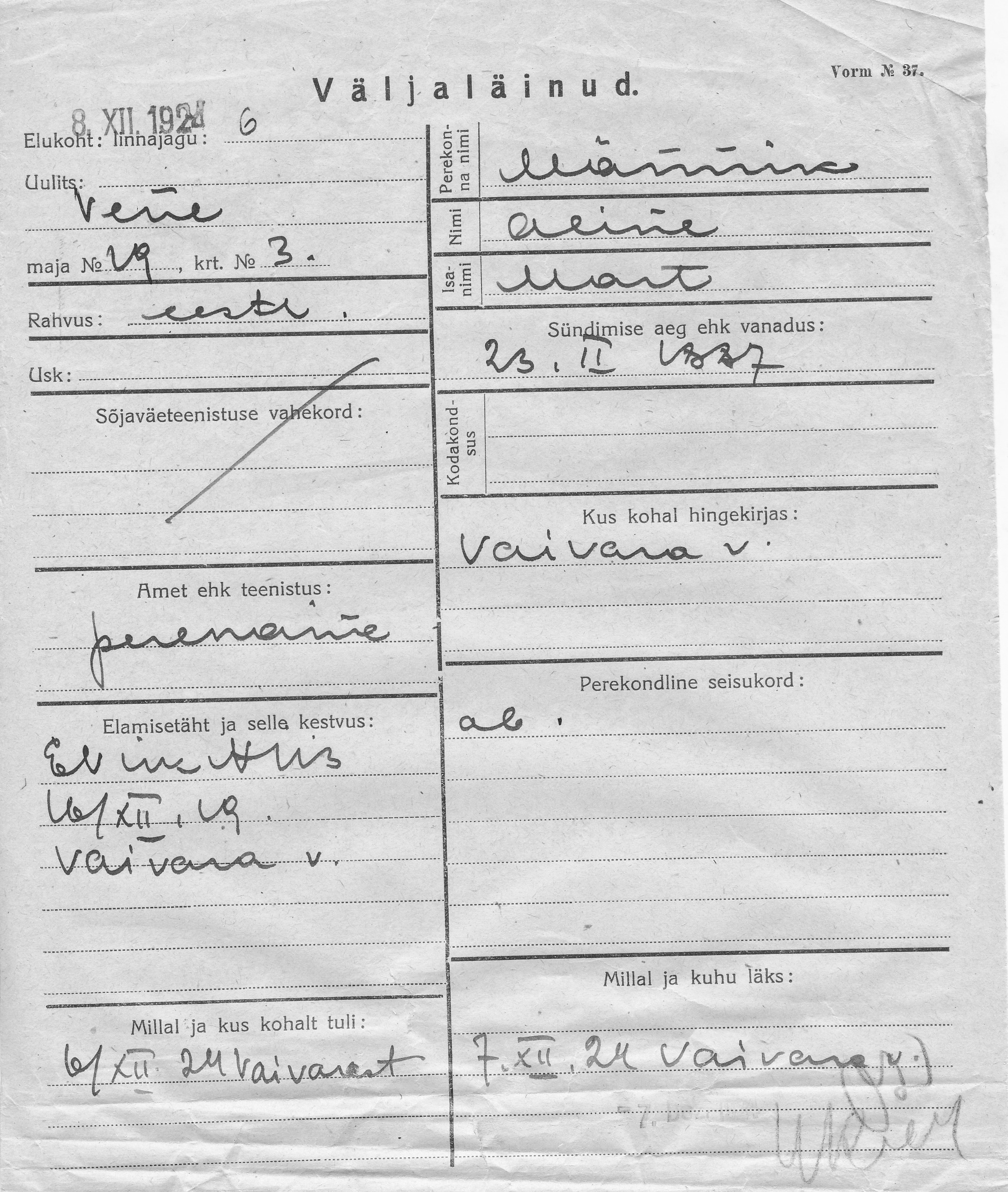 Männik, Aline, Mart