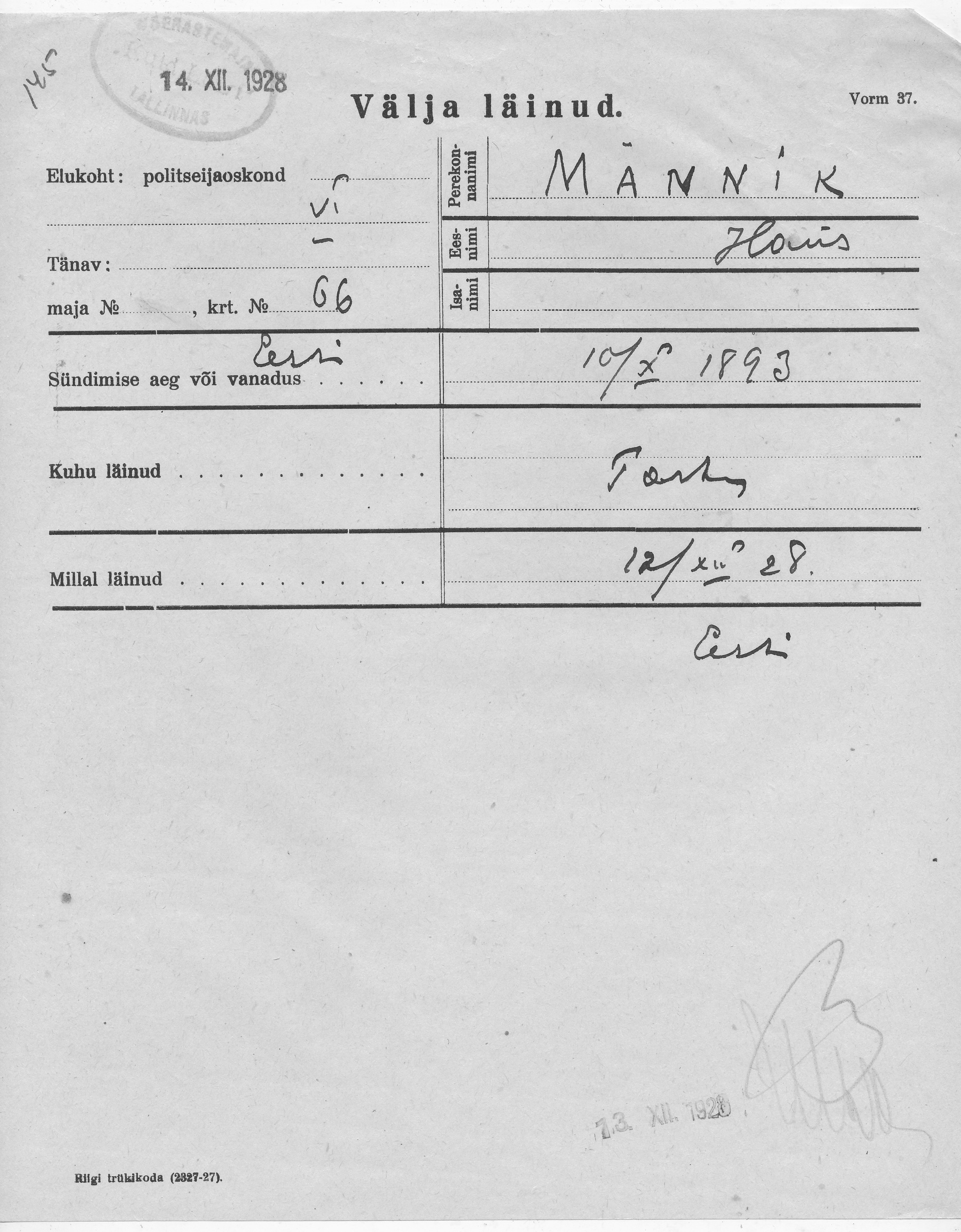 Männik, Hans