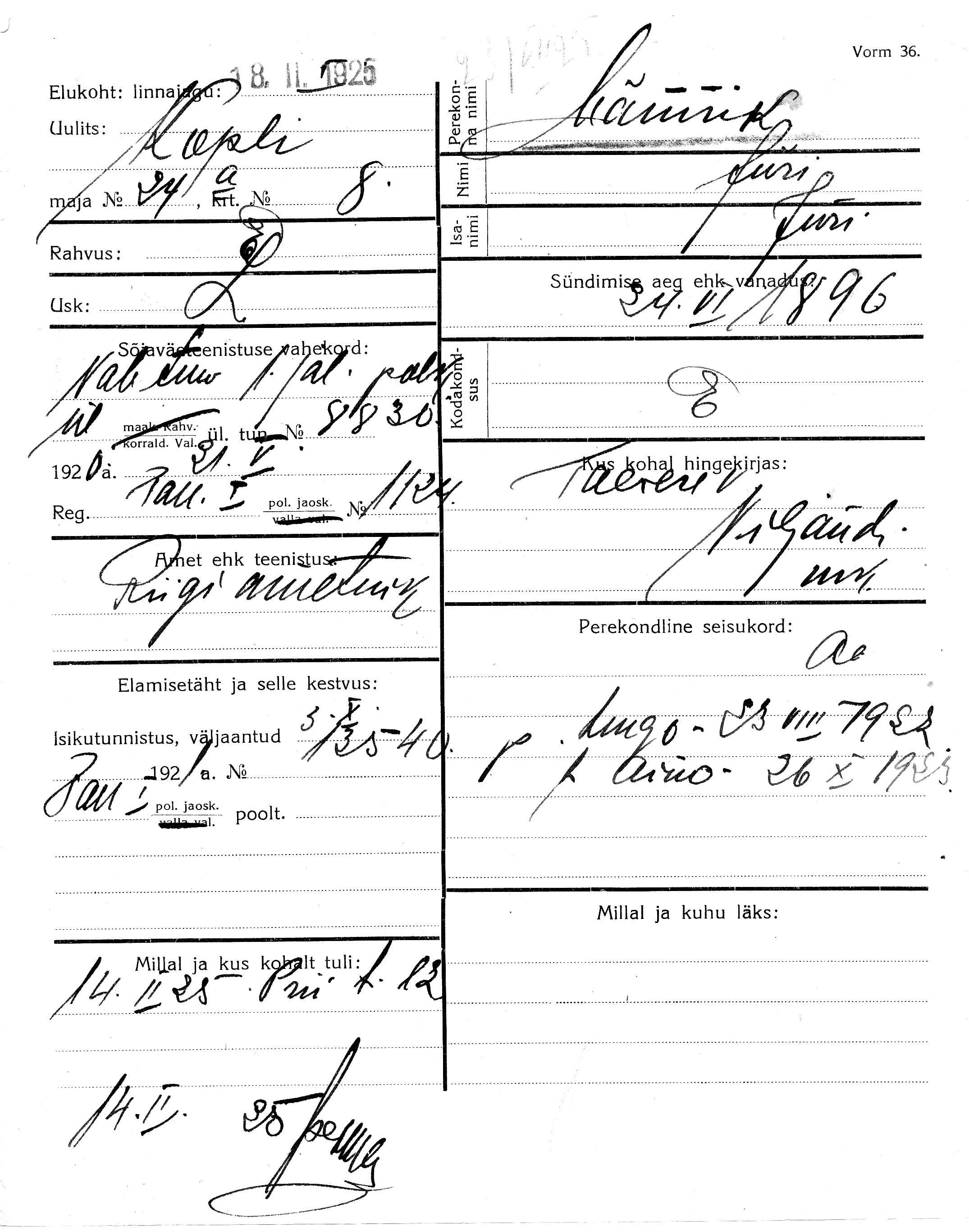 Männik, Jüri, Jüri