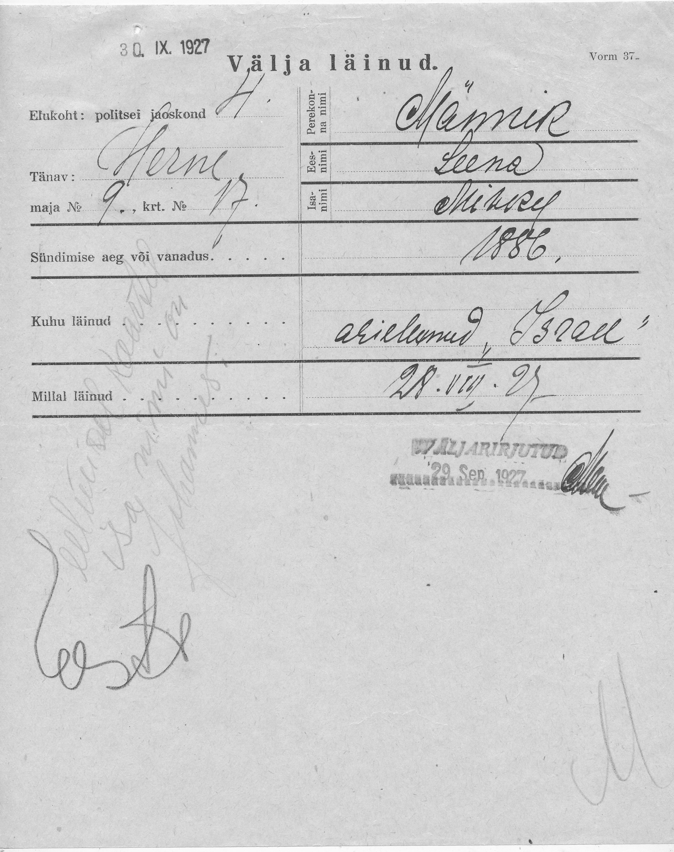 Männik, Leena, Mihkel