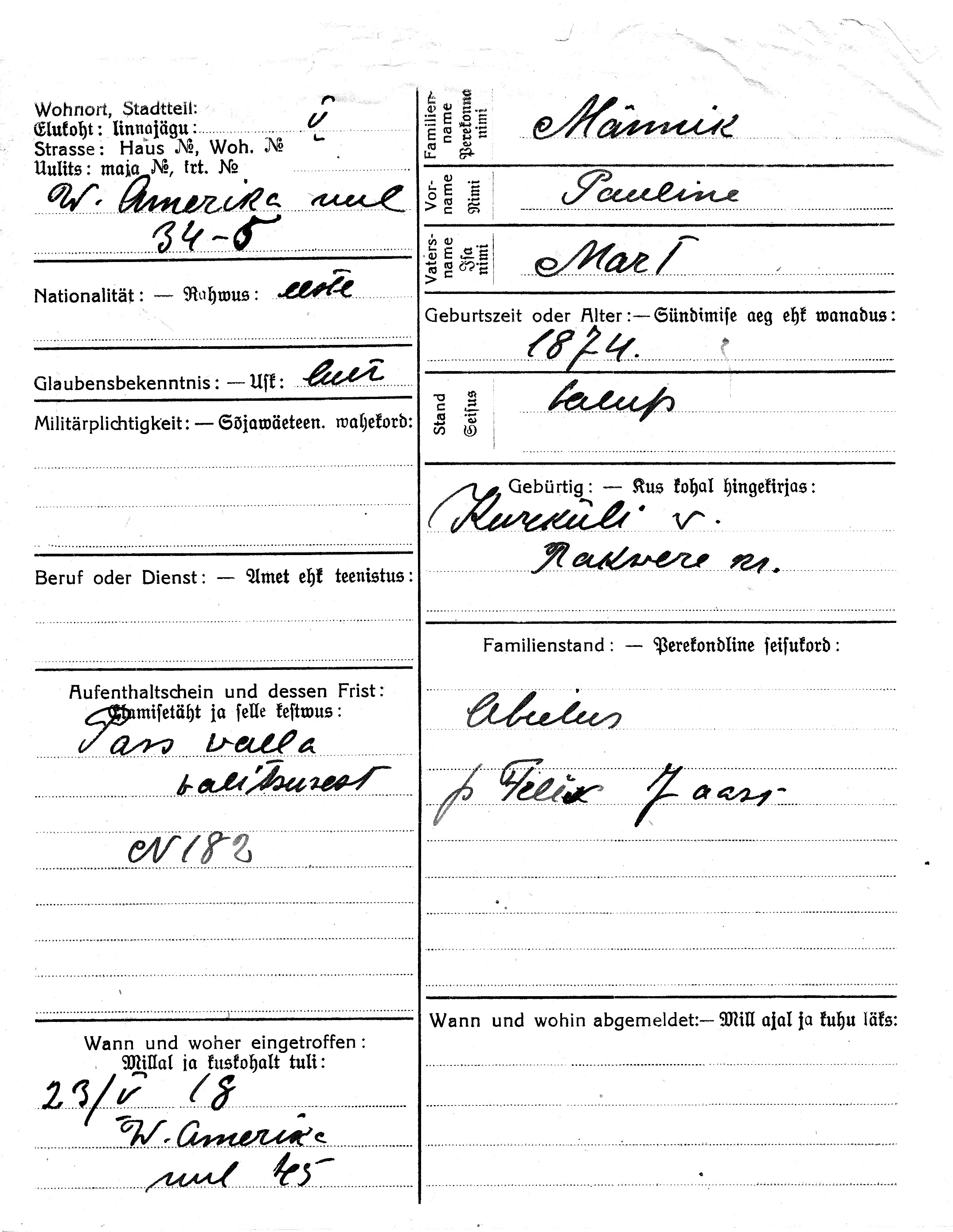 Männik, Pauline, Mart