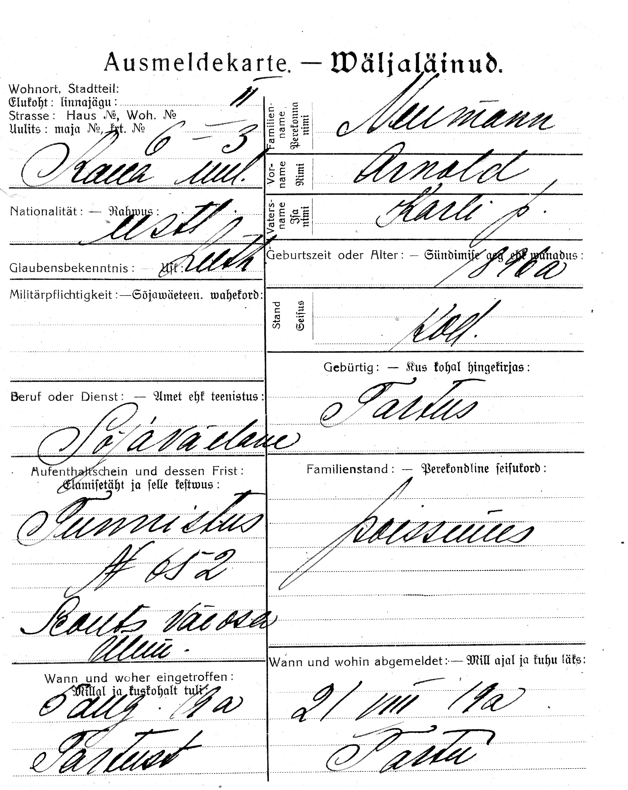 Neumann, Arnold, Karl