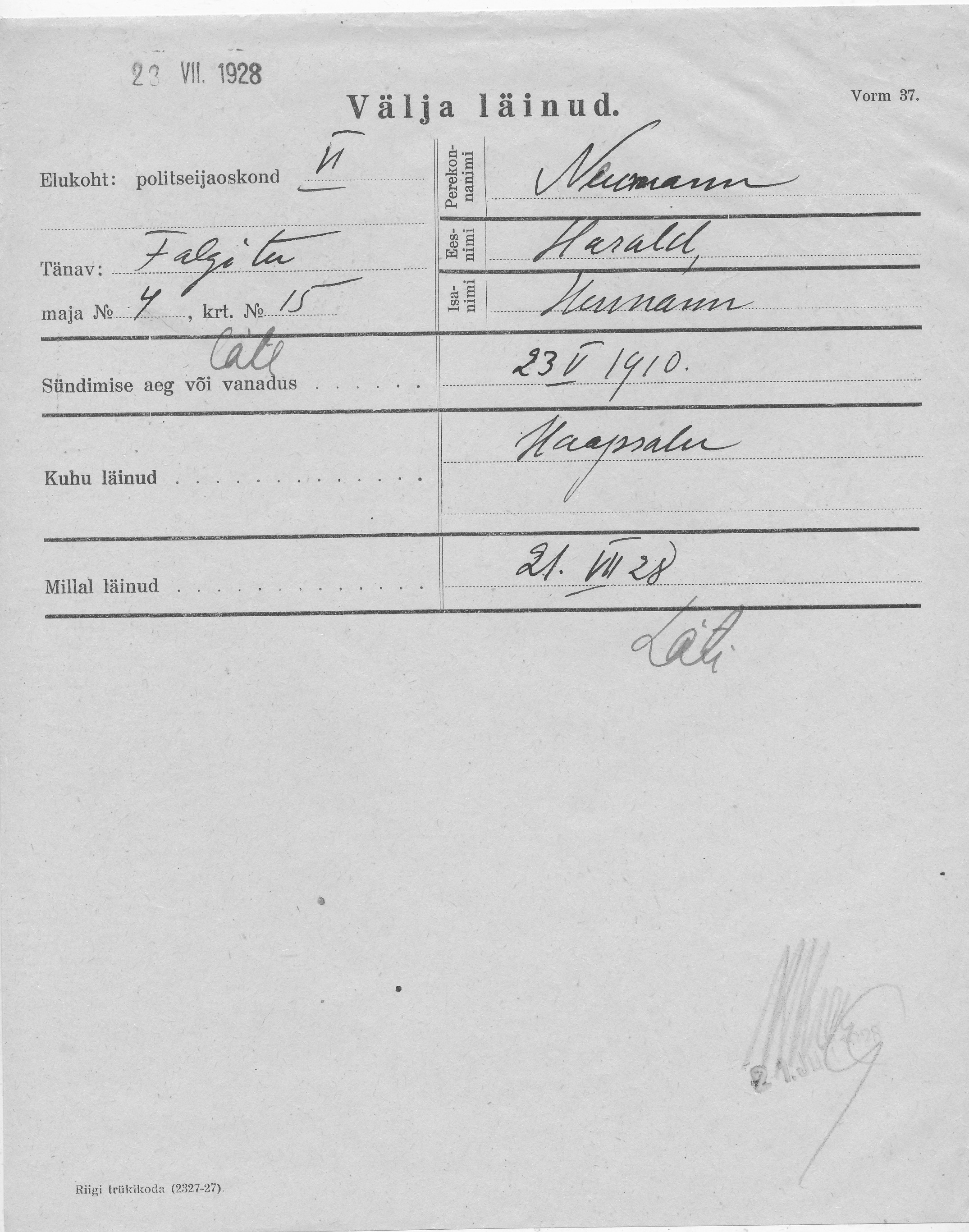 Neumann, Harald, Hermann