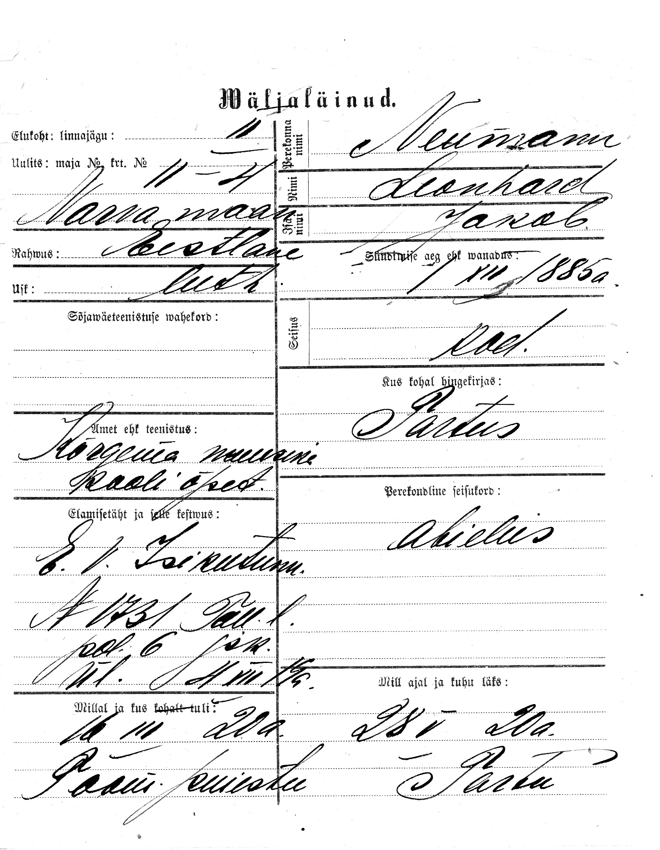 Neumann, Leonhard, Jakob