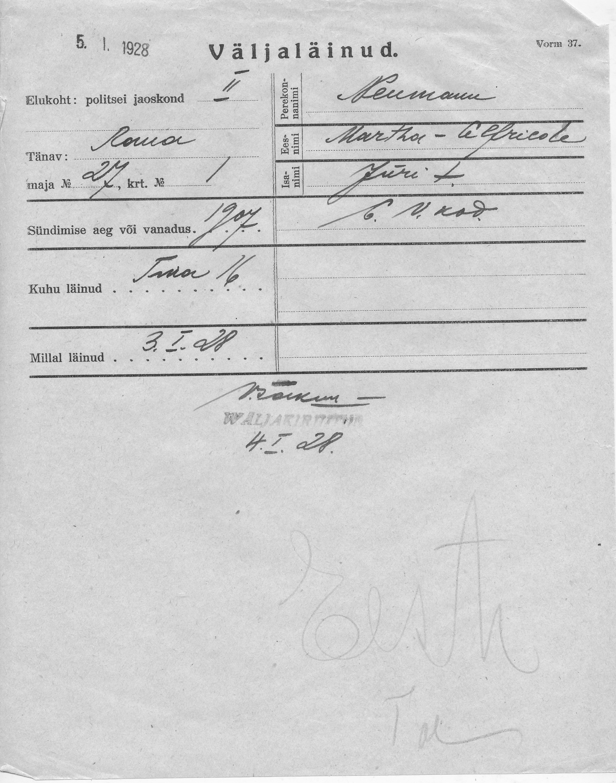 Neumann, Martha-Elfriede, Jüri