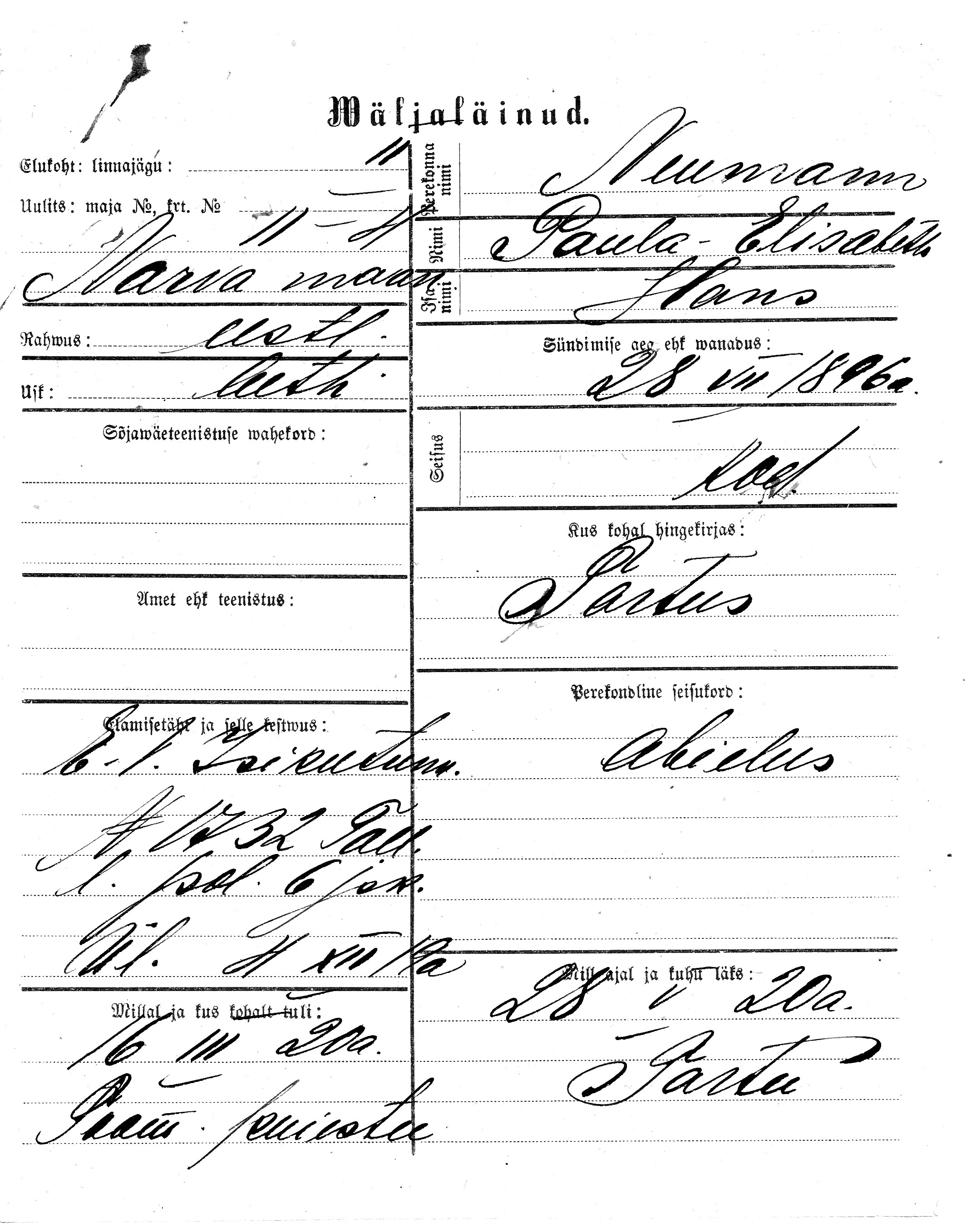 Neumann, Paula-Elisabeth, Hans