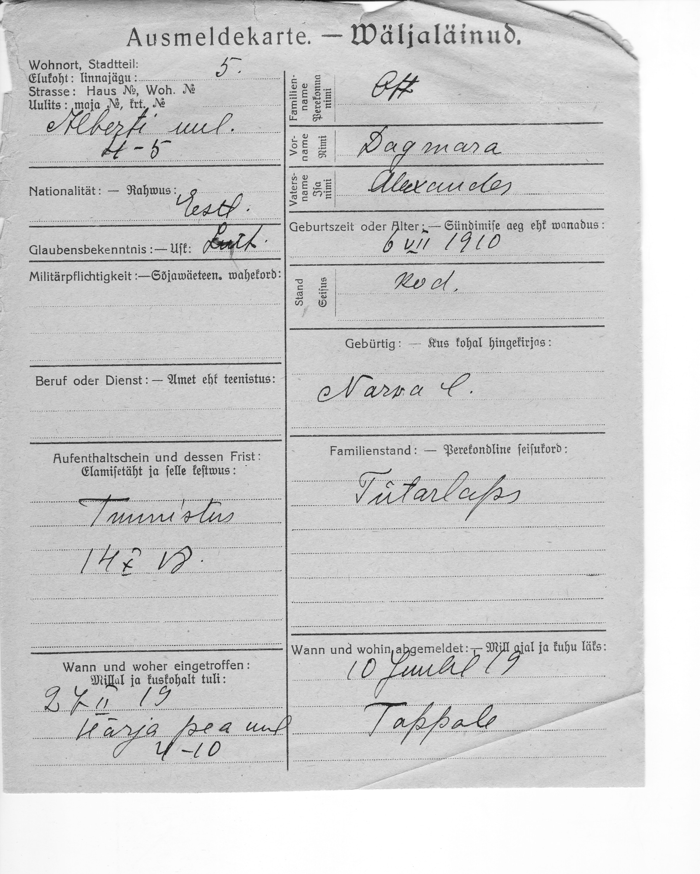 Ott, Dagmara, Alexander