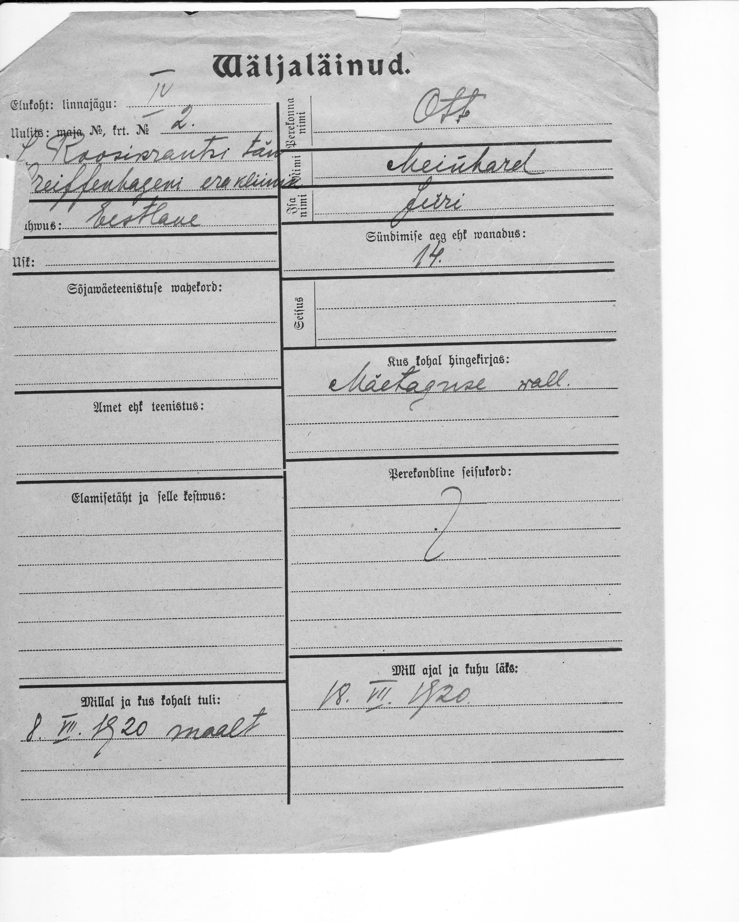 Ott, Meinhard, Jüri