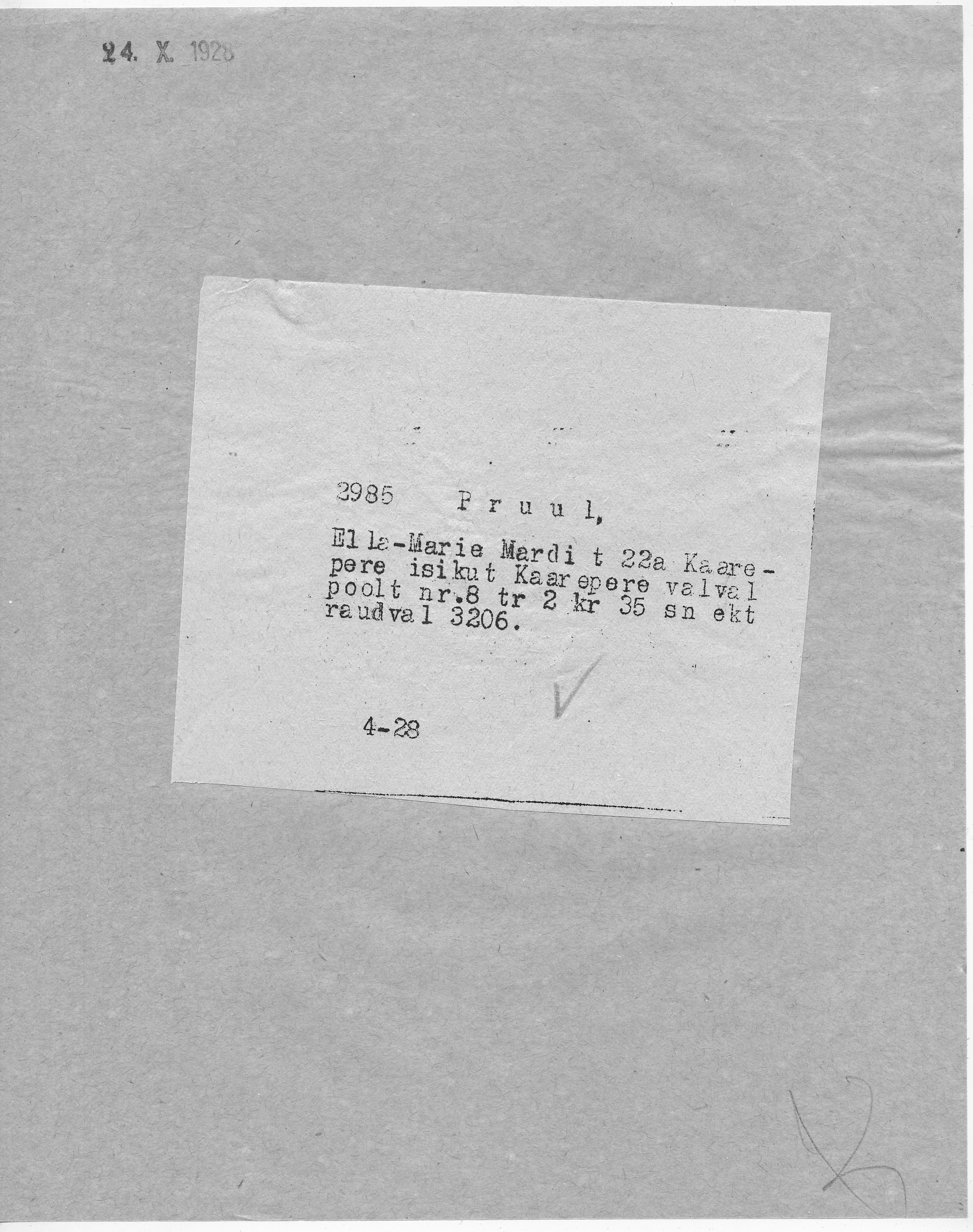 Pruul, Ella-Marie, Mart