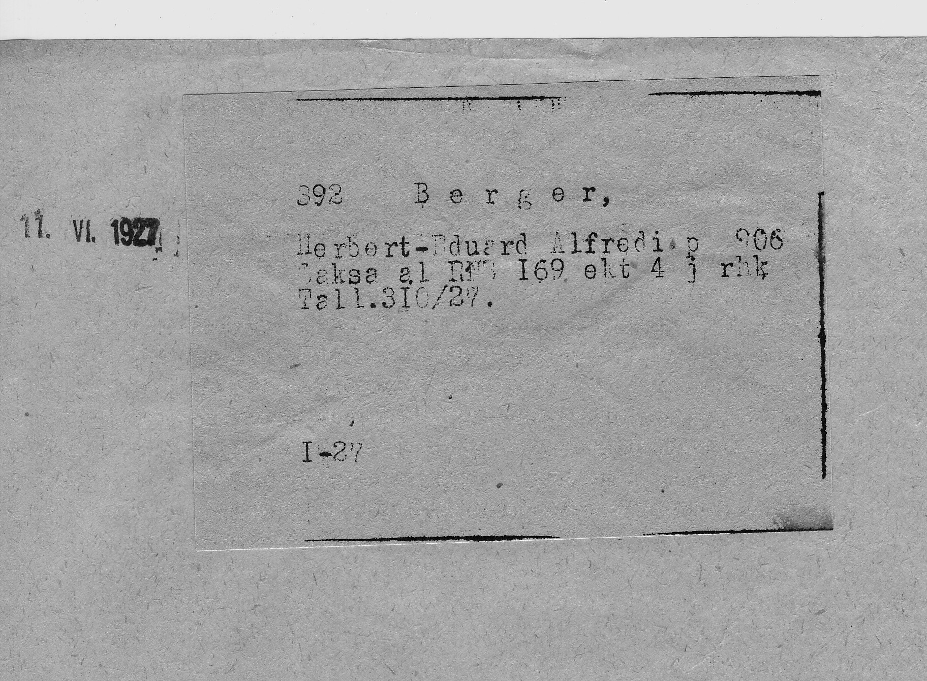 Berger, Eduard, Herbert