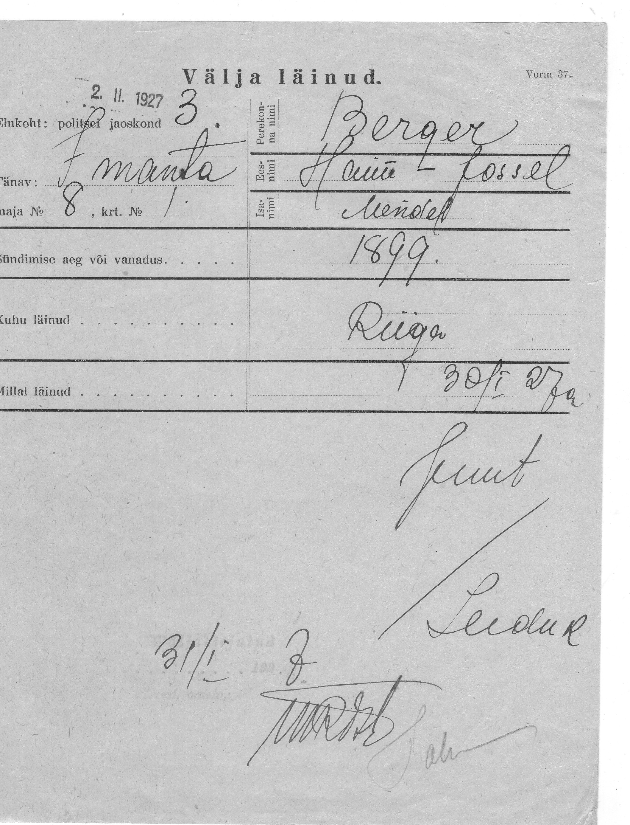 Berger, Jossel, Haim