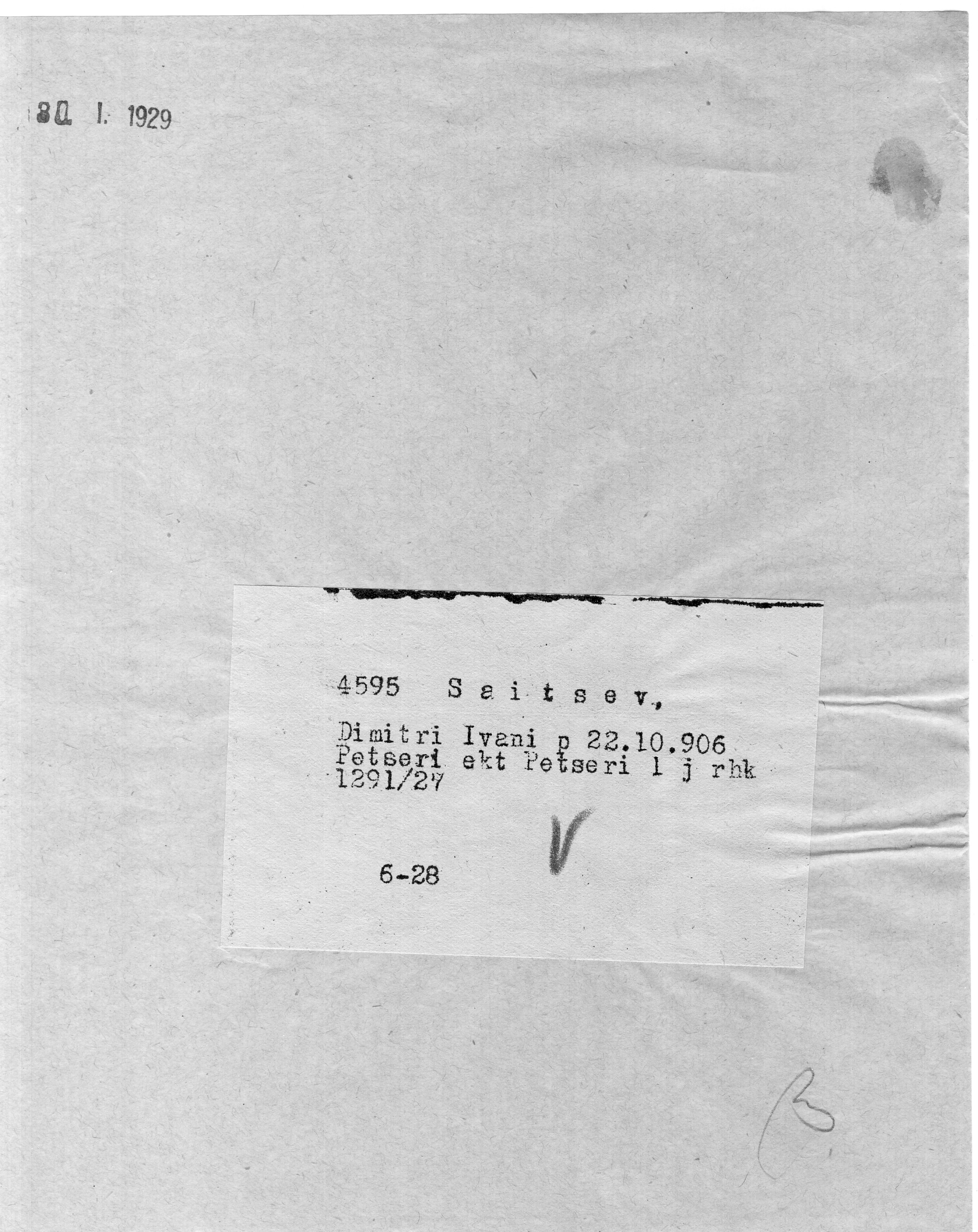 Saitsev, Dimitri, Ivan