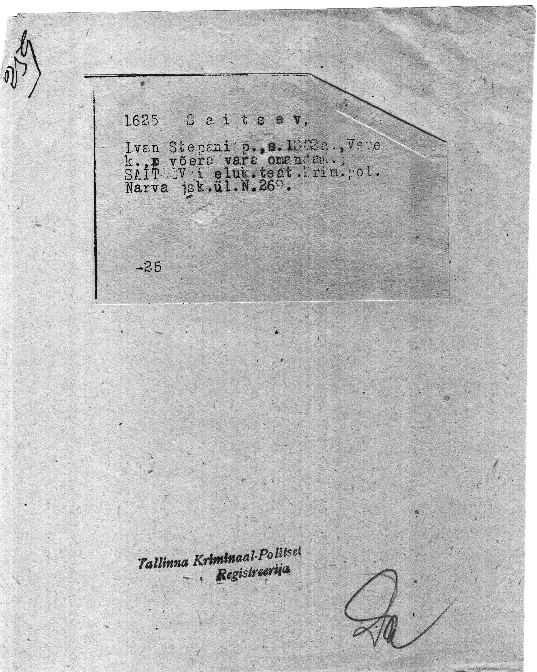 Saitsev, Ivan, Stepan