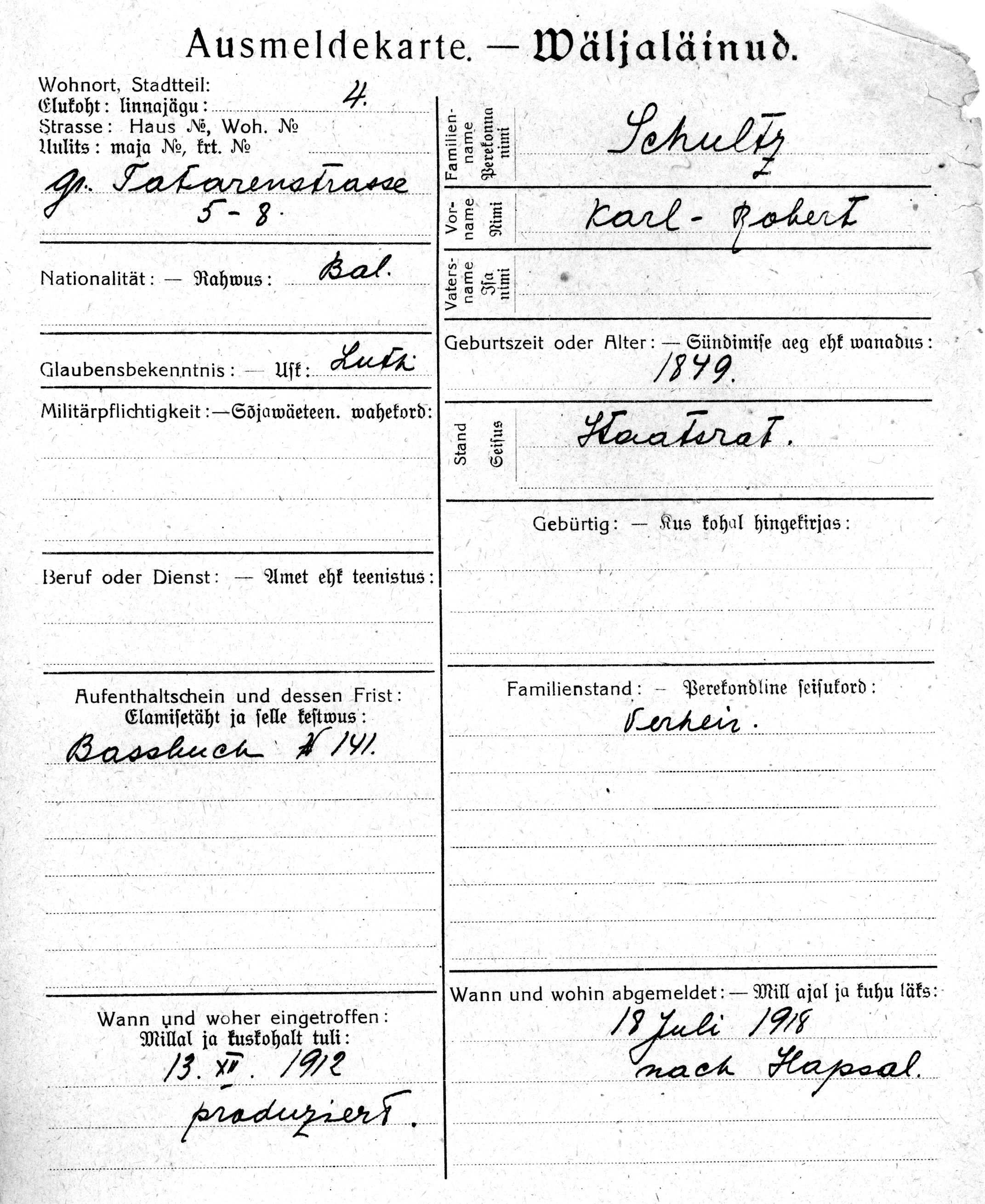 Schultz, Karl-Robert