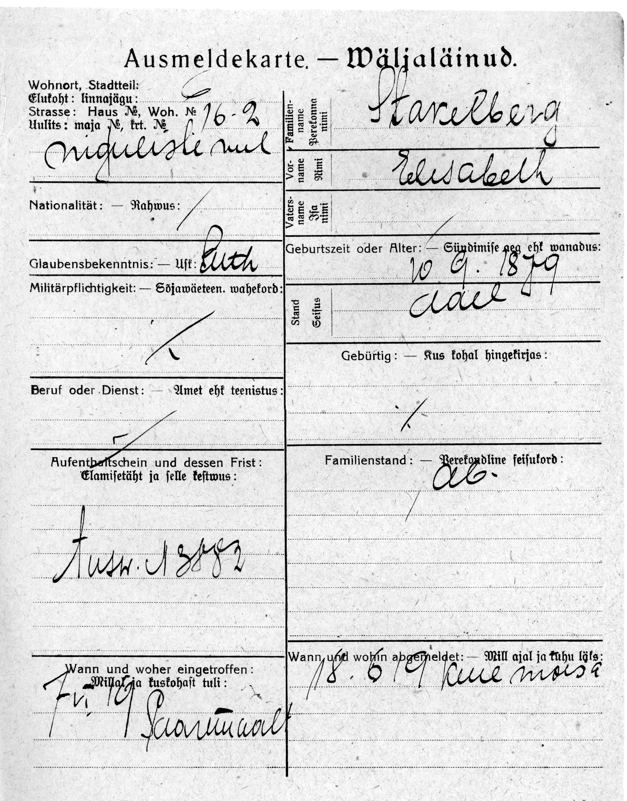 Stakelberg, Elisabeth