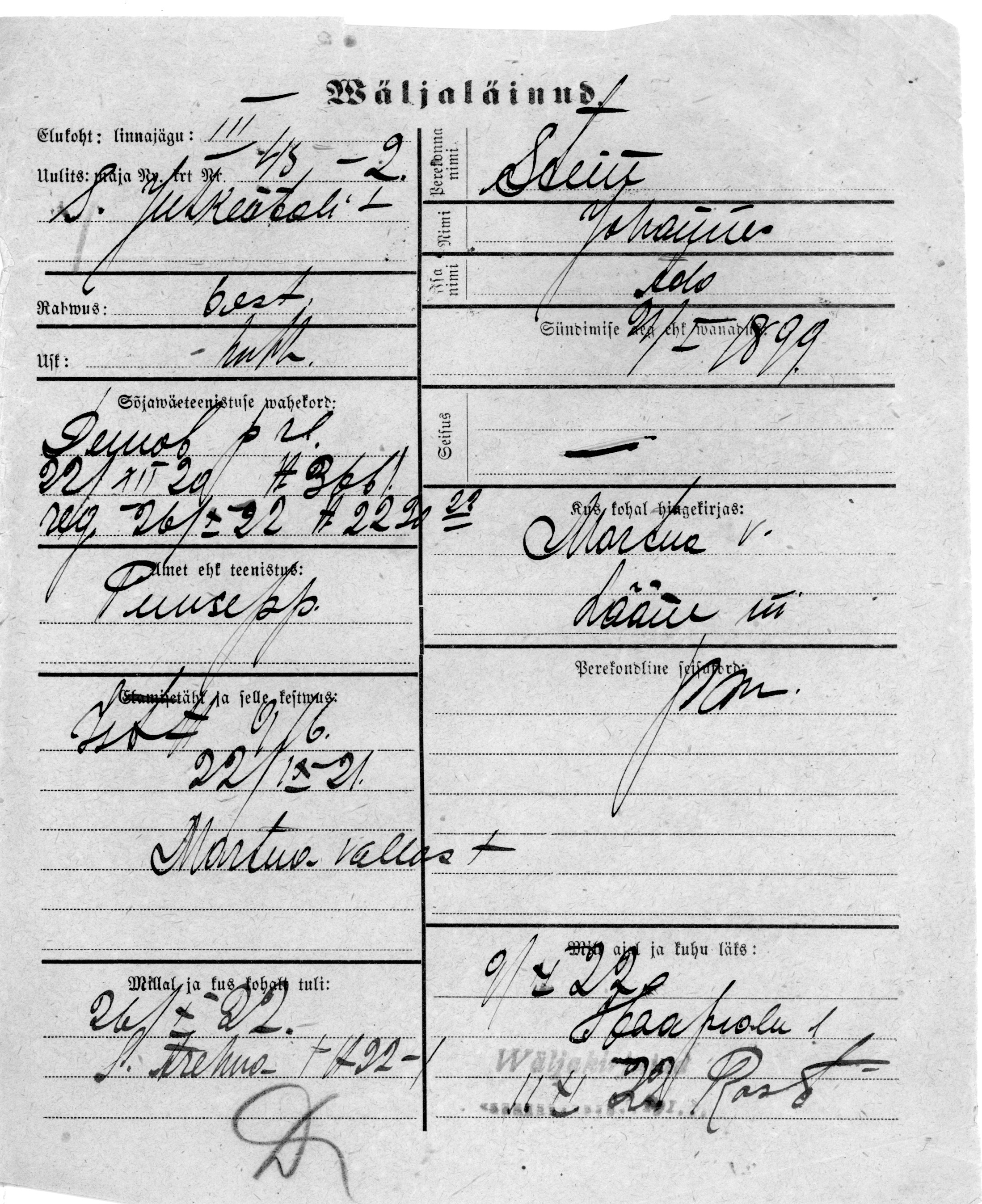 Stein, Johannes, Ado