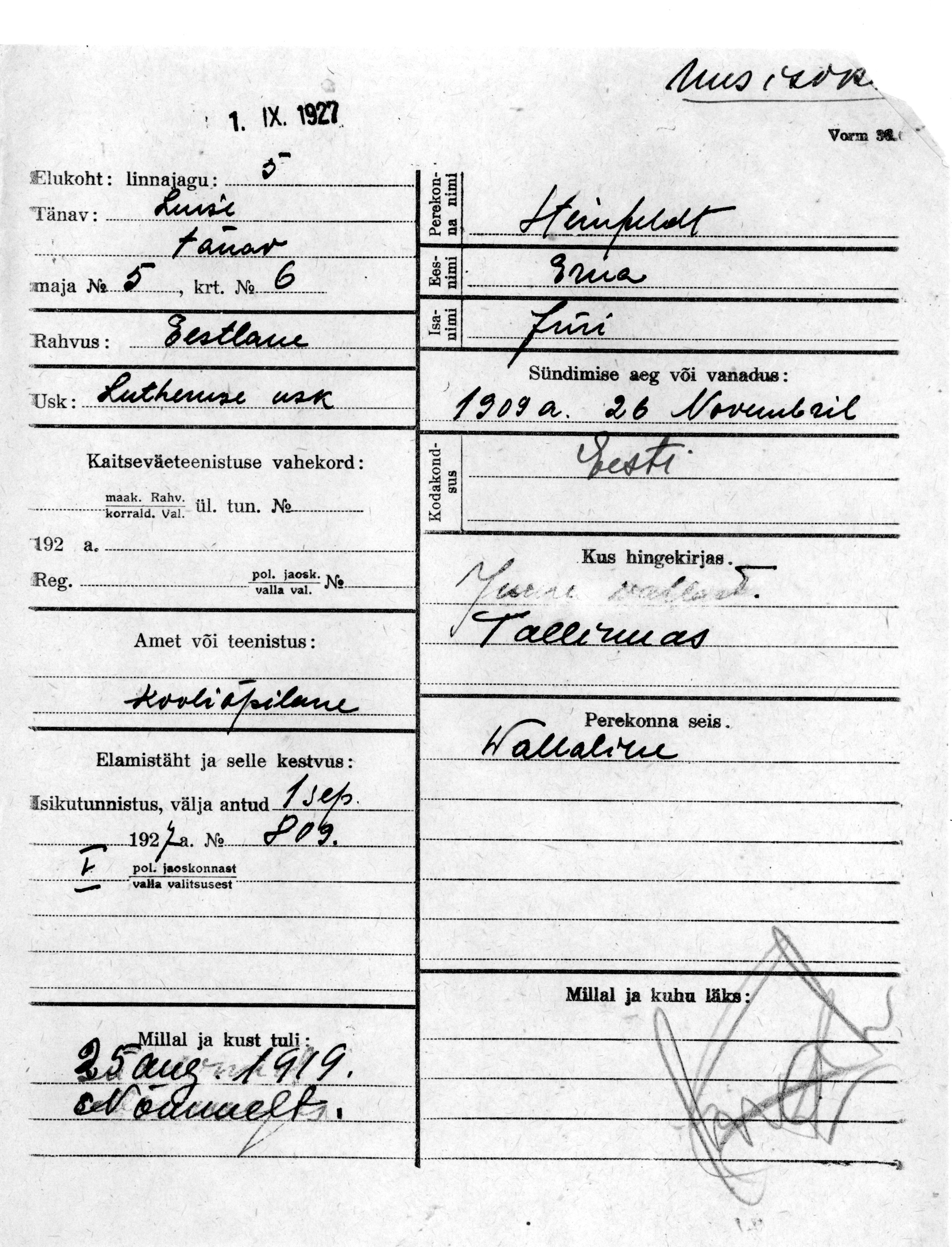 Steinfeldt, Erna, Jüri