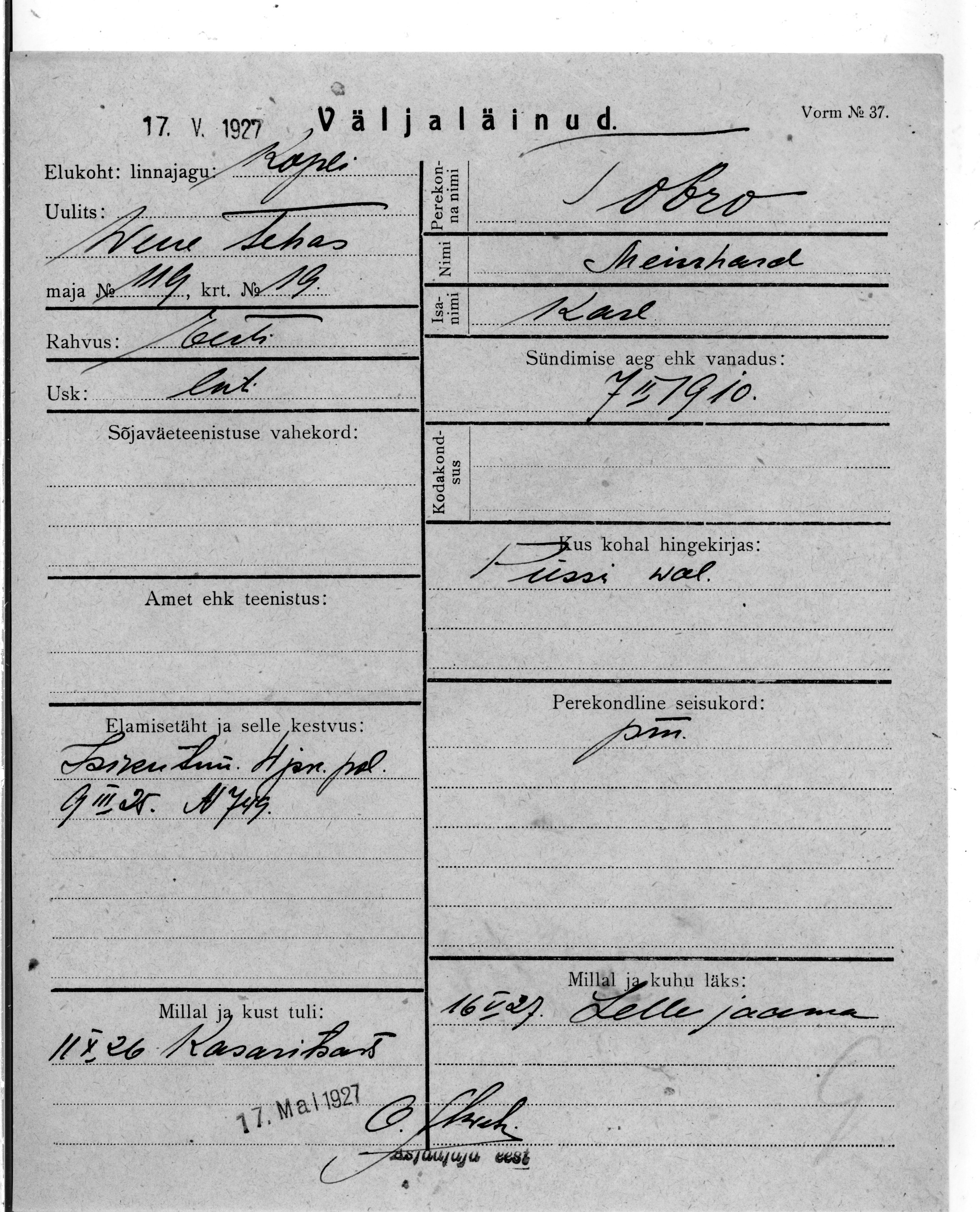 Tobro, Meinhard, Karl