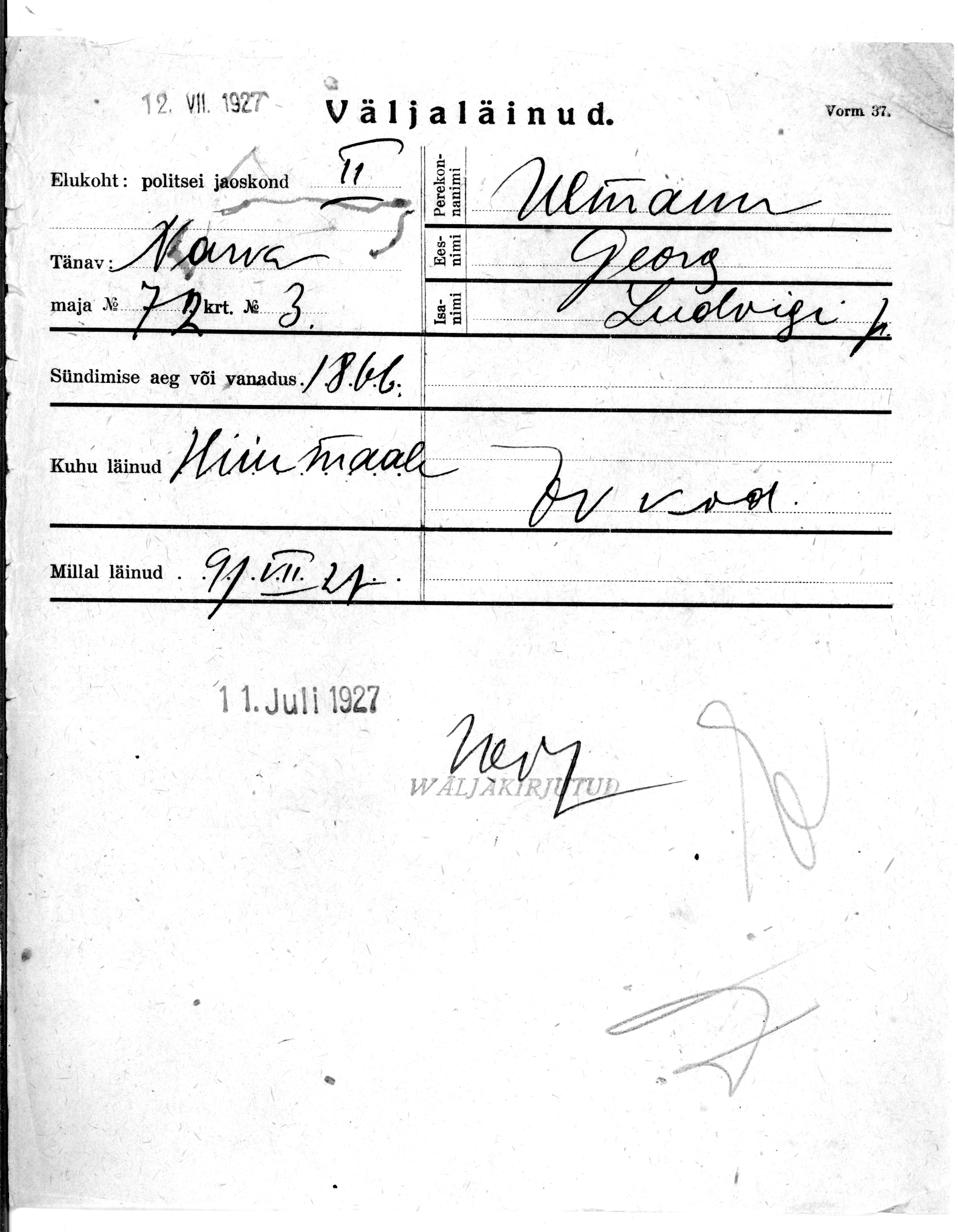 Ulmann, Georg, Ludwig