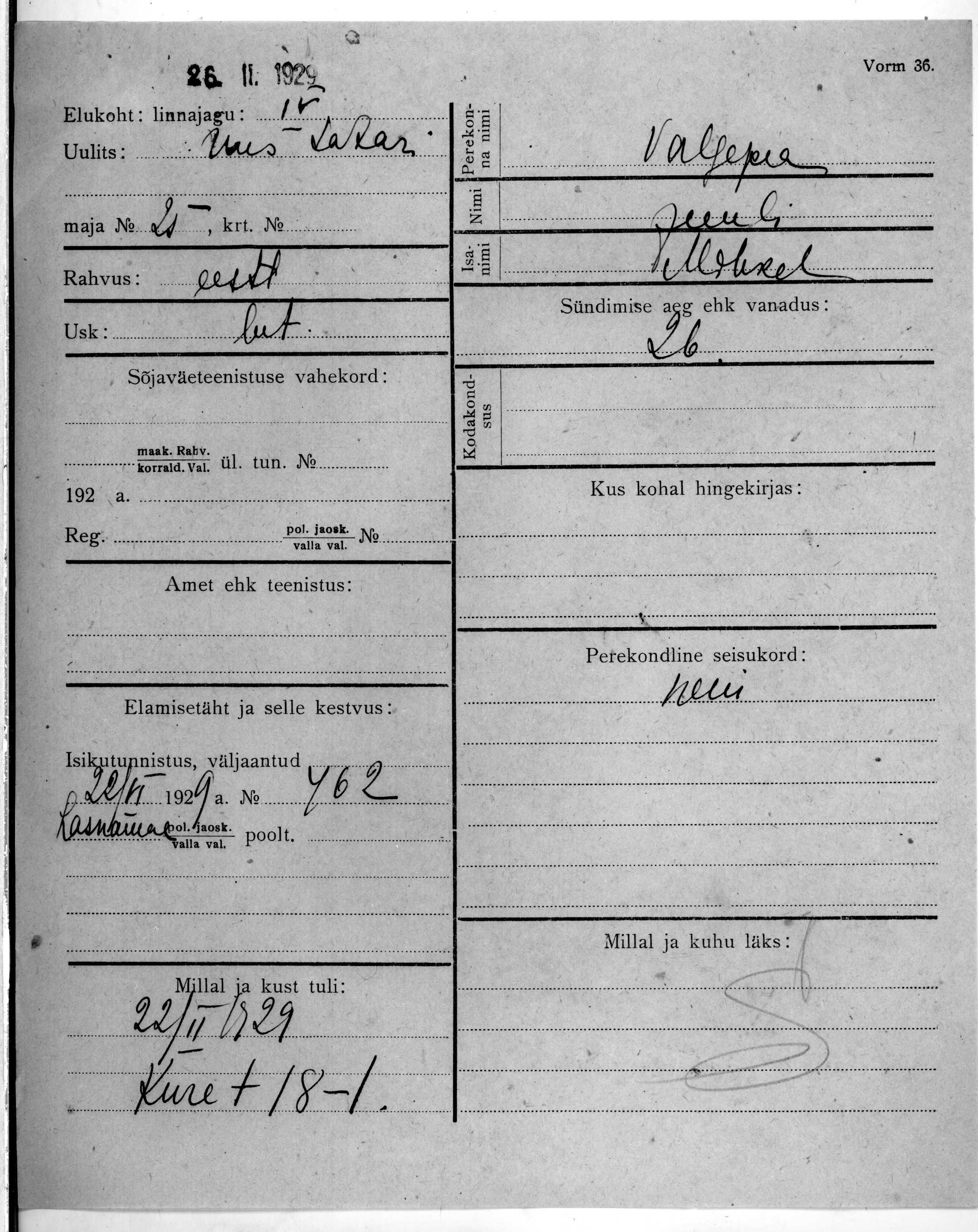 Valgepea, Juuli, Mihkel