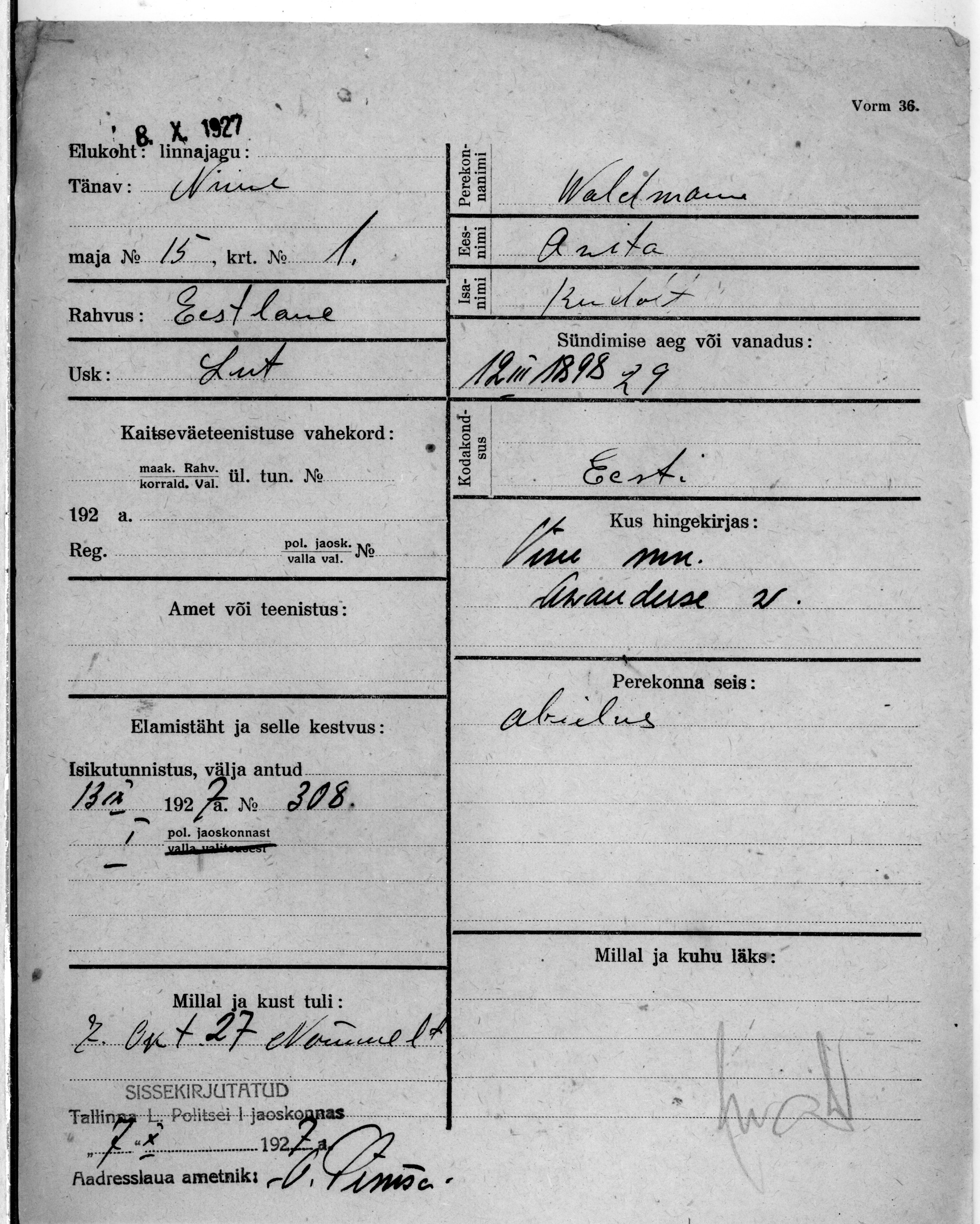 Waldmann, Anita, Rudolf