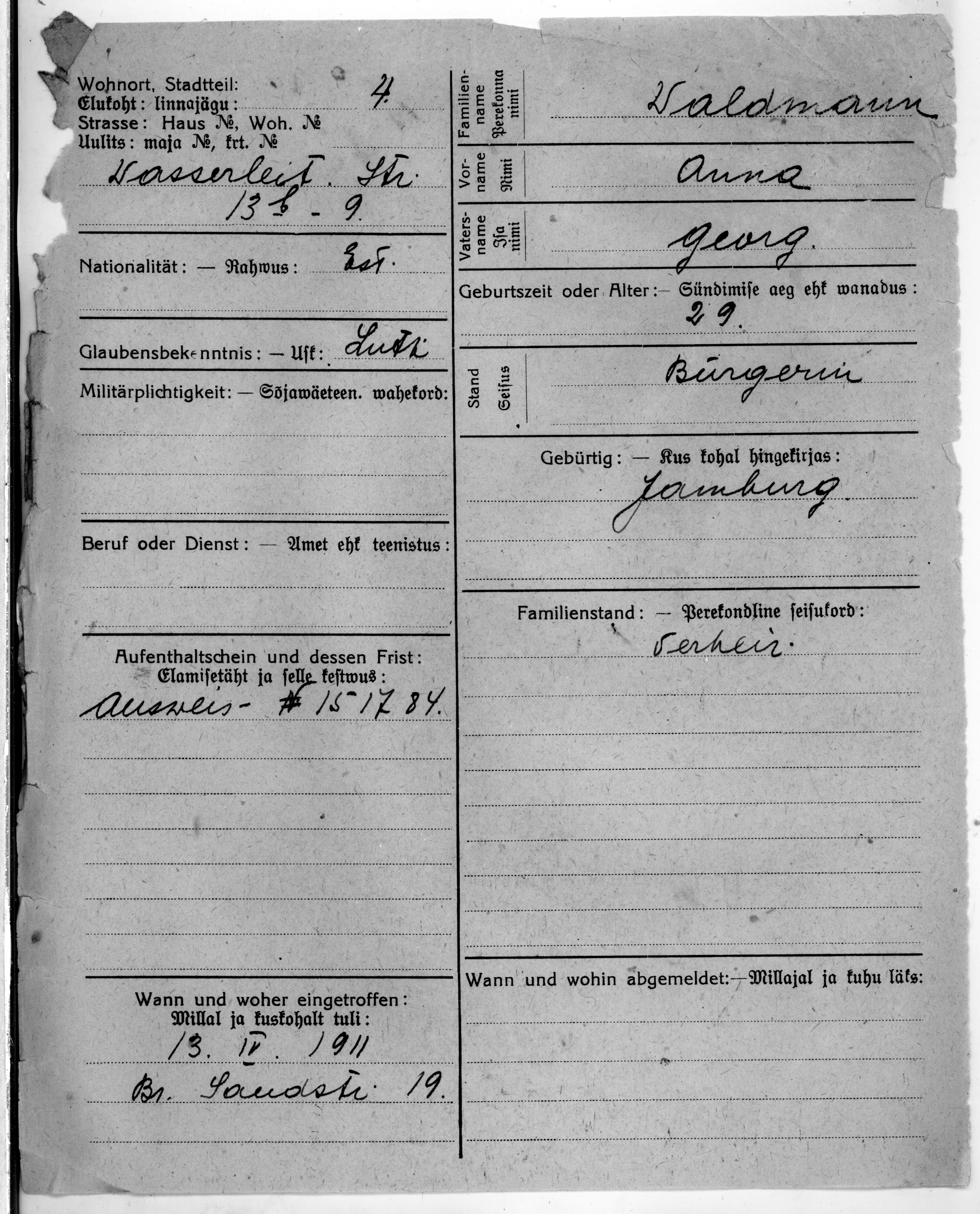 Waldmann, Anna, Georg