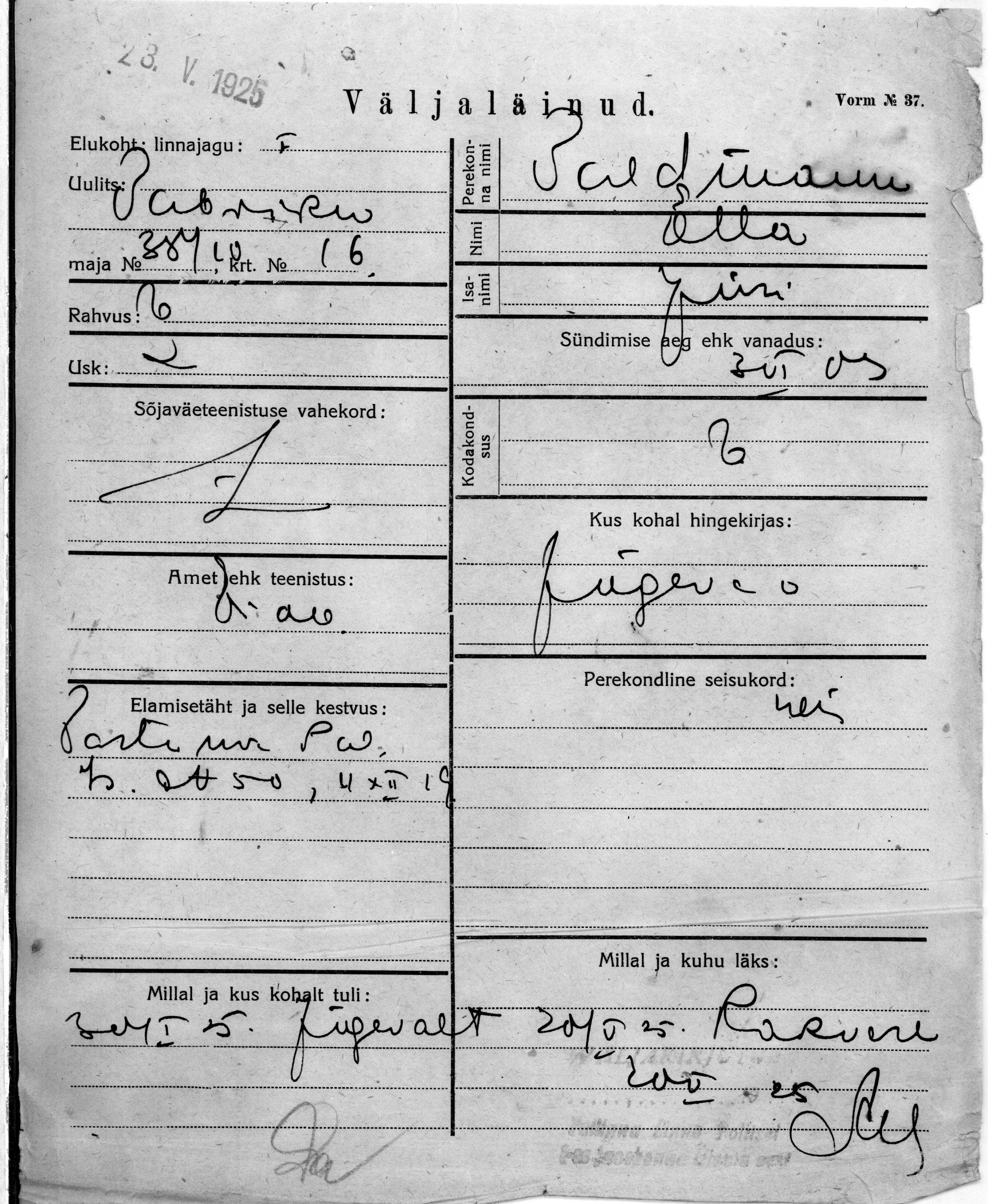 Waldmann, Ella, Jüri