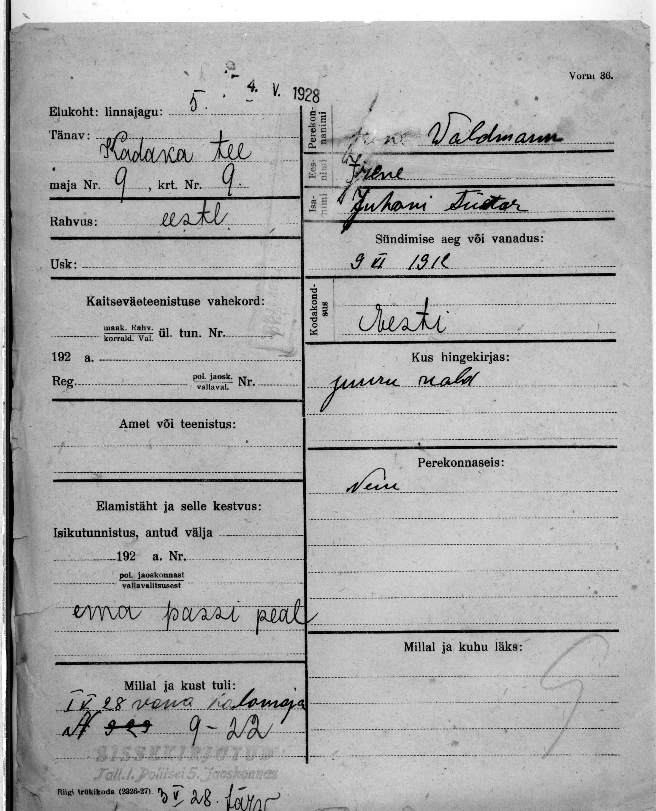 Waldmann, Irene, Juhan