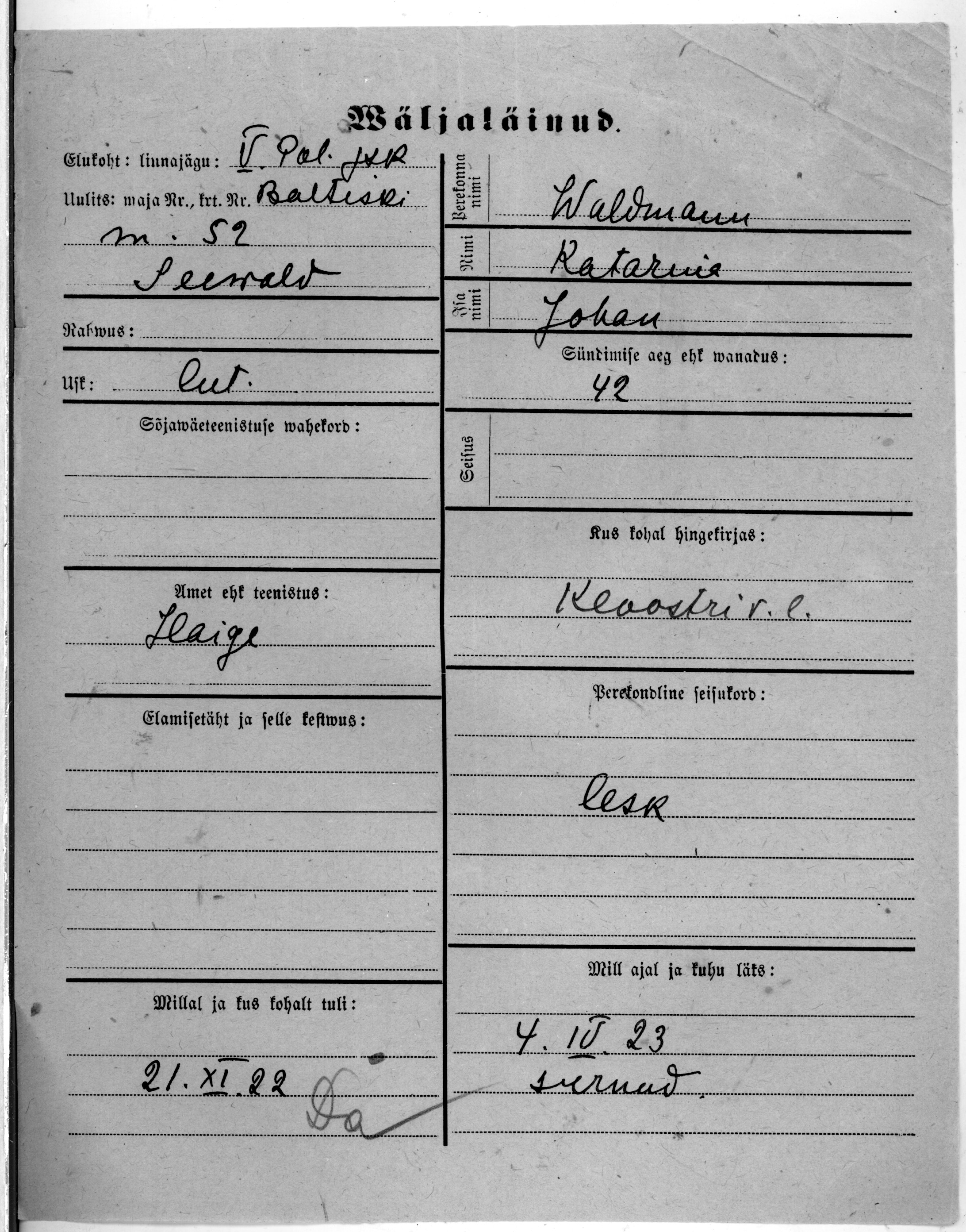 Waldmann, Katarina, Johan