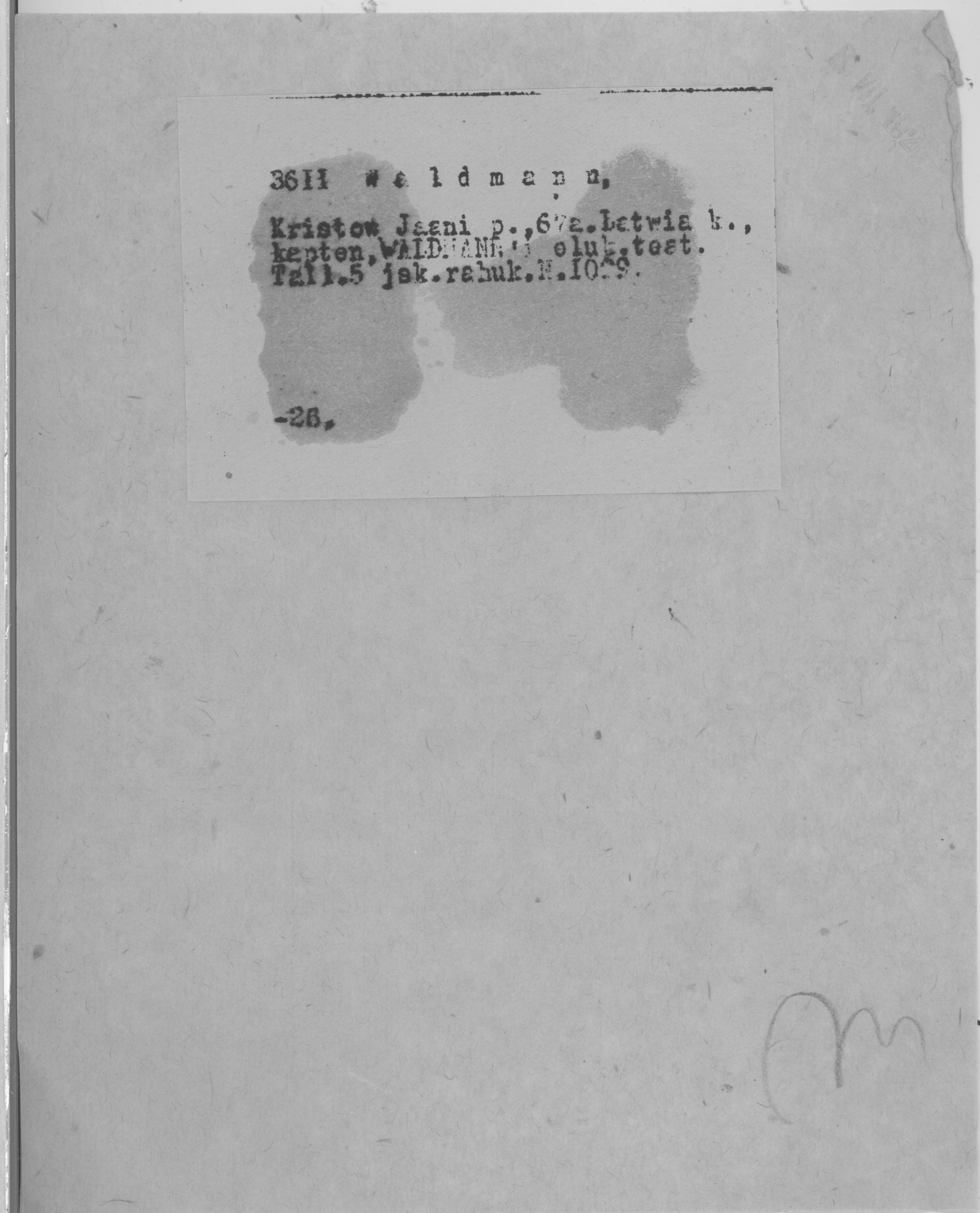 Waldmann, Kristov, Jaan