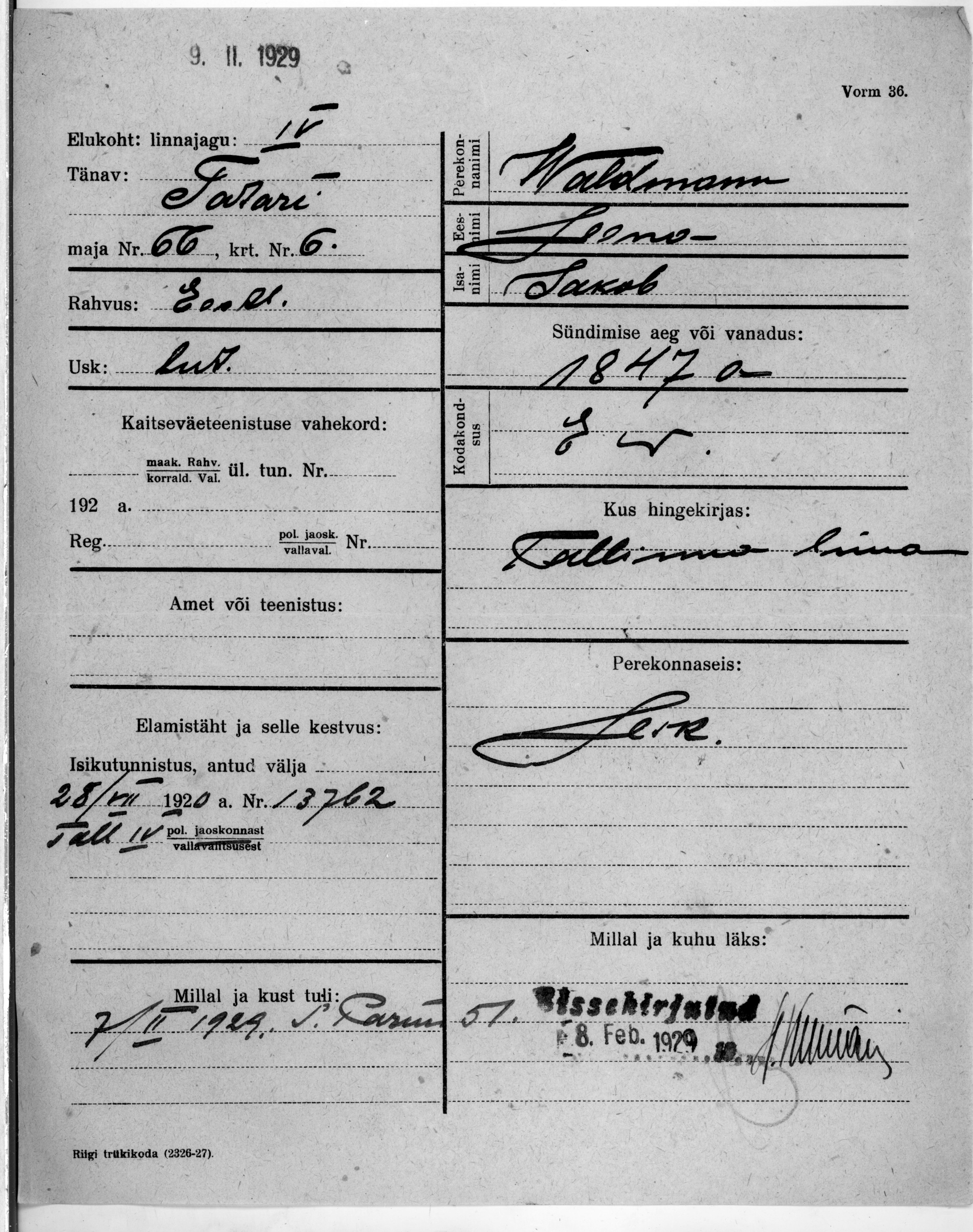 Waldmann, Leena, Jakob