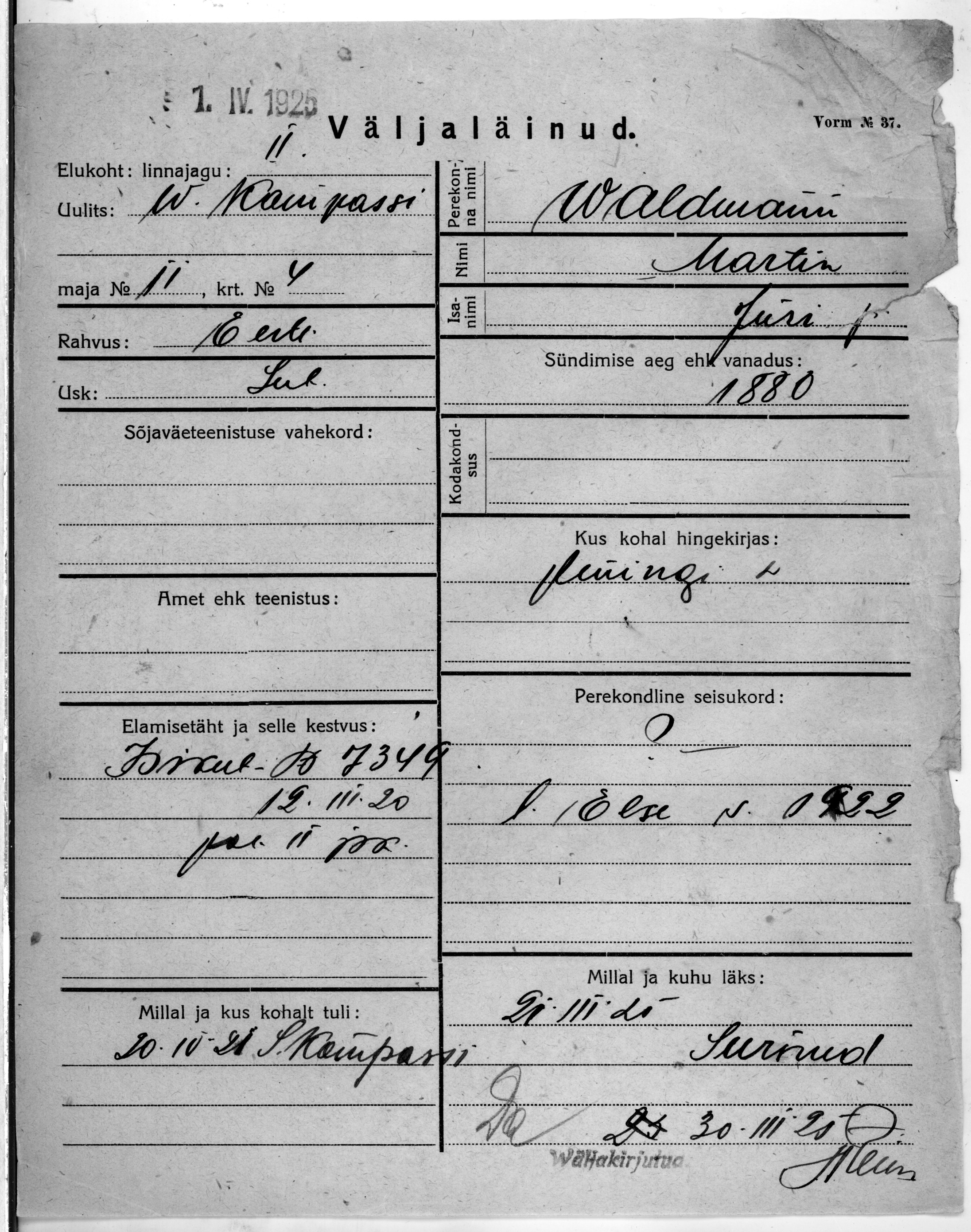 Waldmann, Martin, Jüri