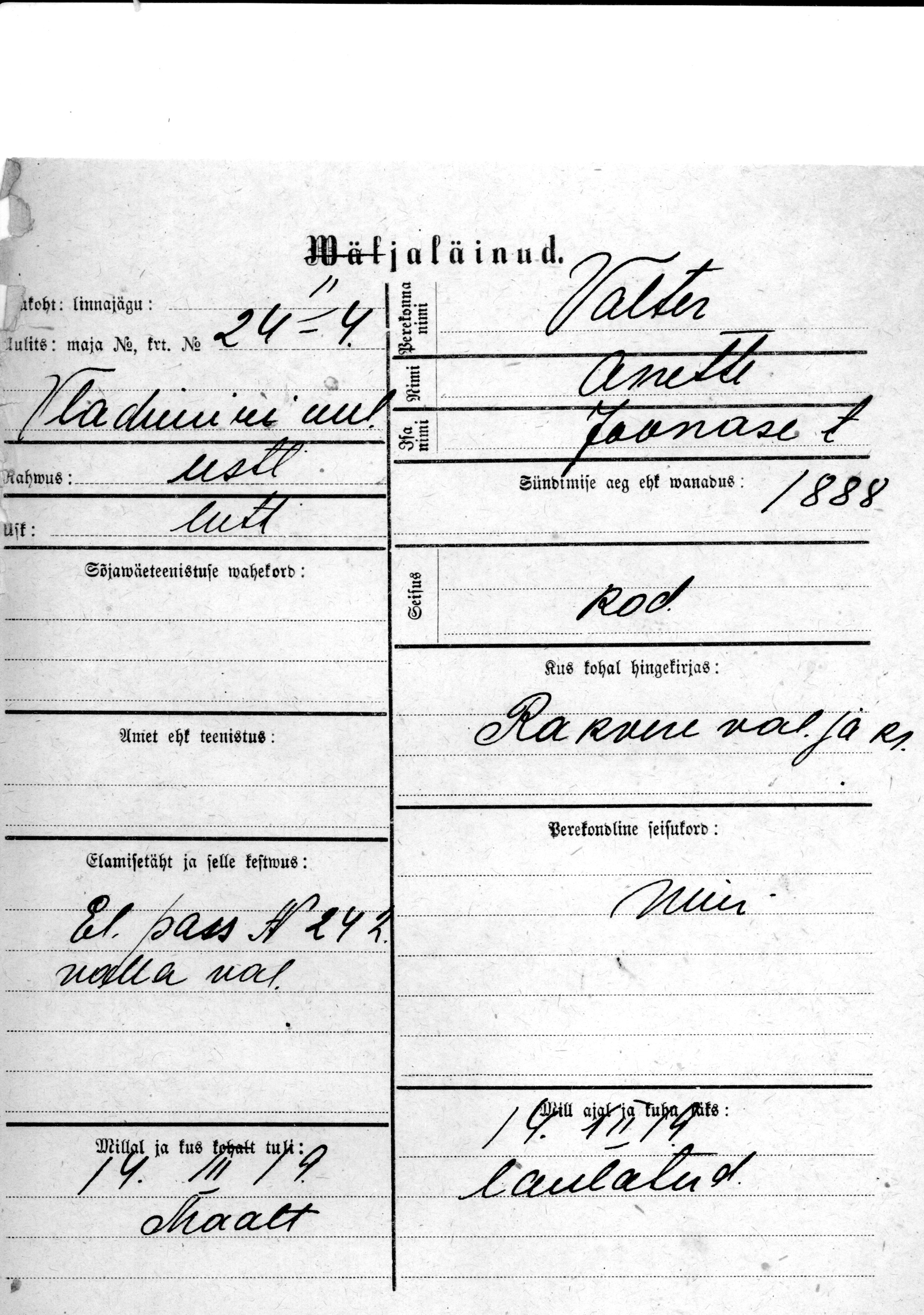 Valter, Anette, Joonas