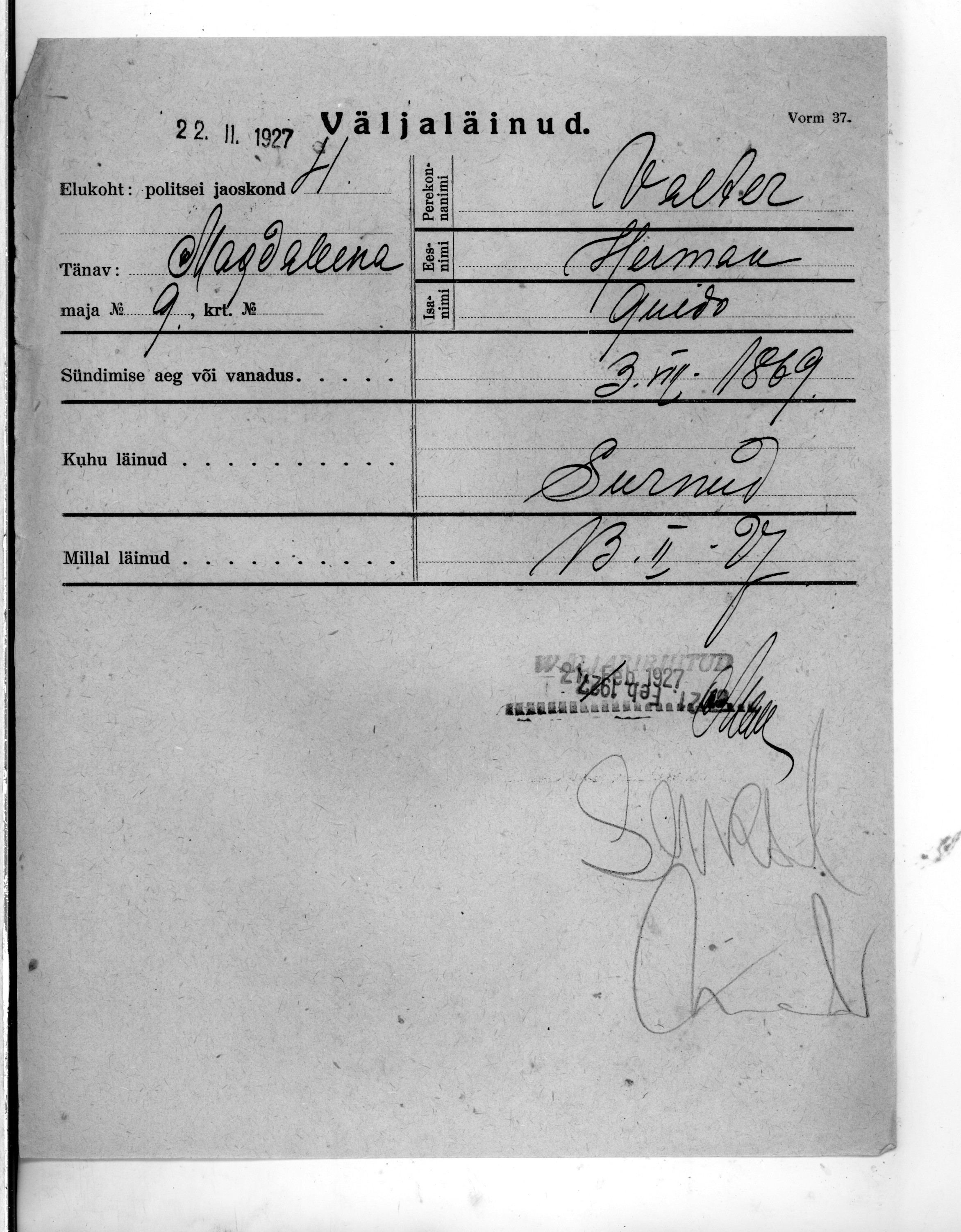 Valter, Herman, Guido