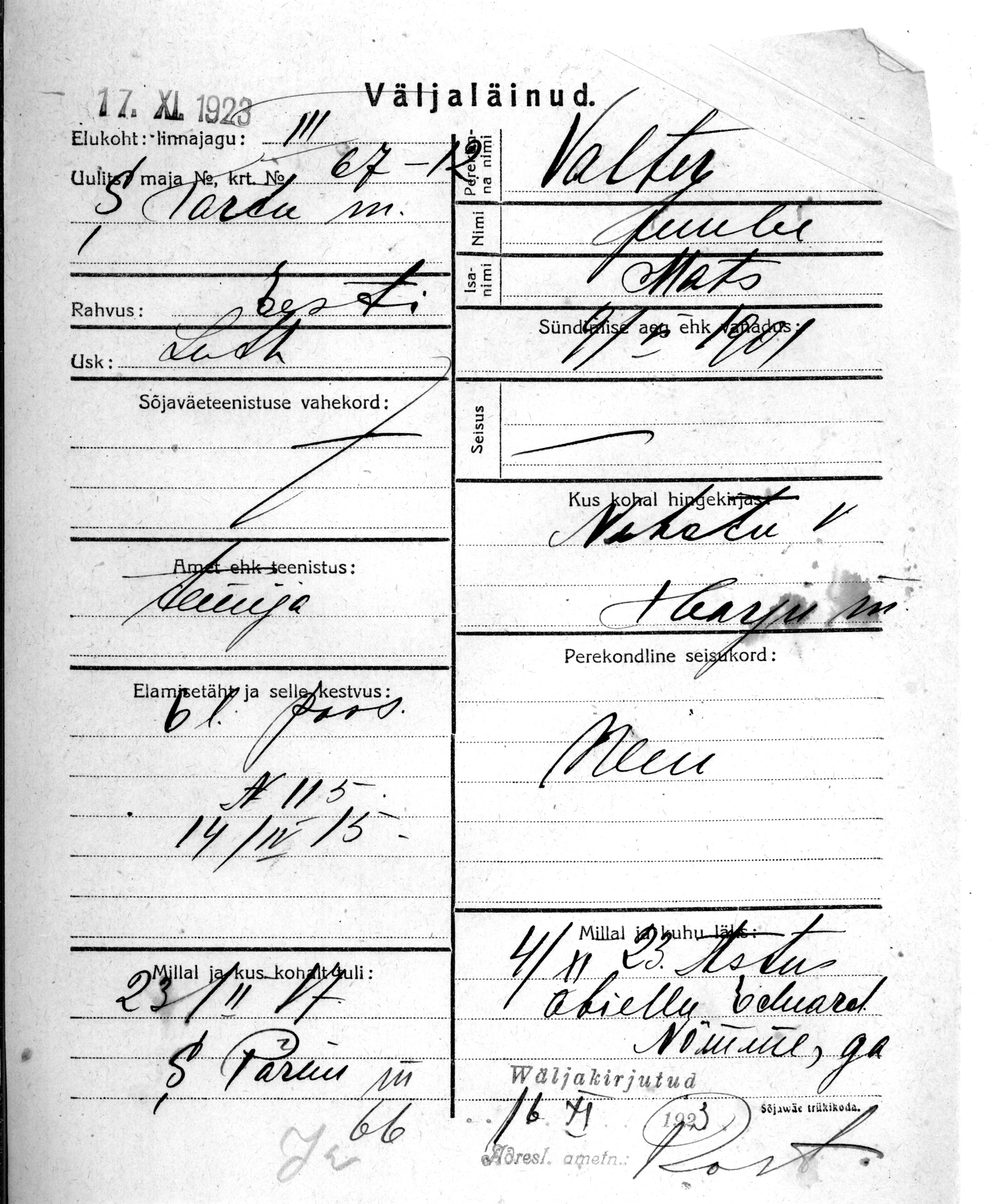 Valter, Juulie, Mats