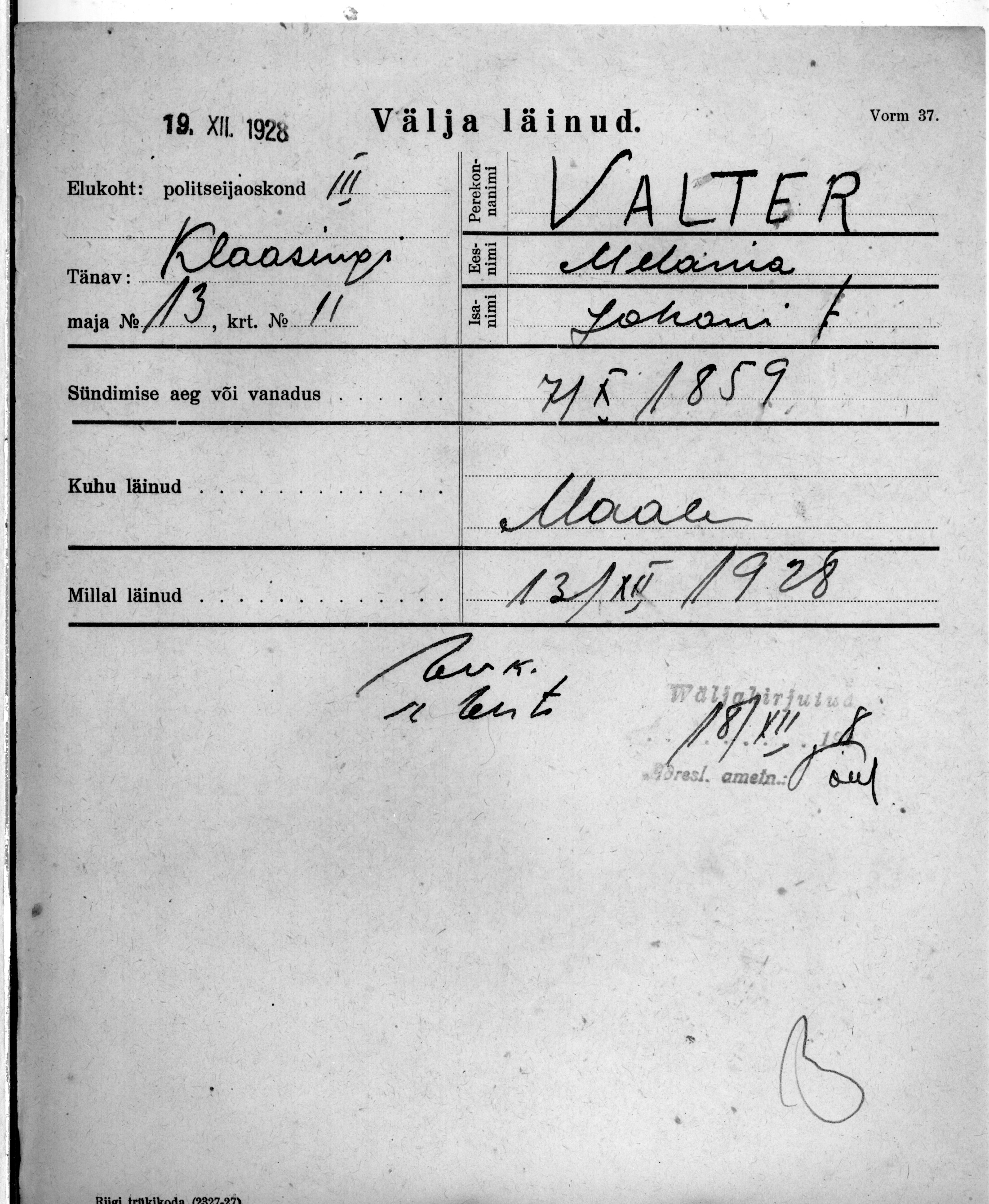 Valter, Melania, Johan