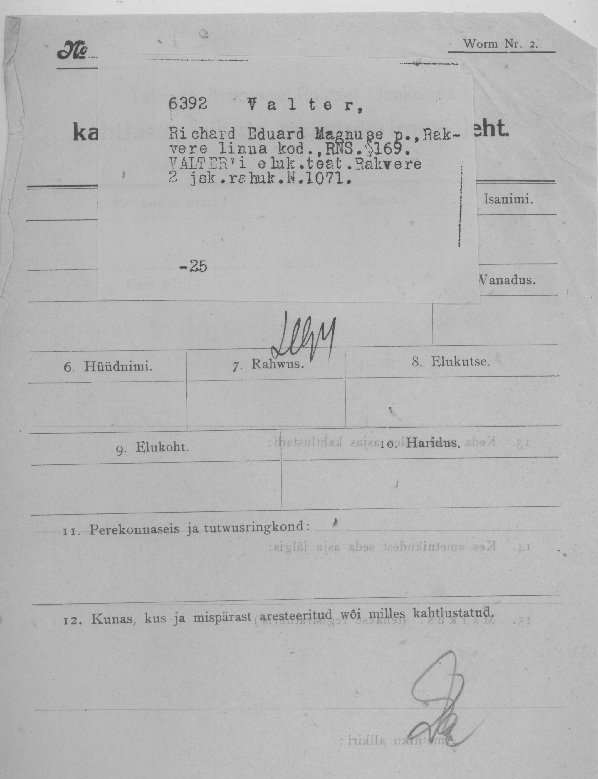 Valter, Richard-Eduard, Magnus