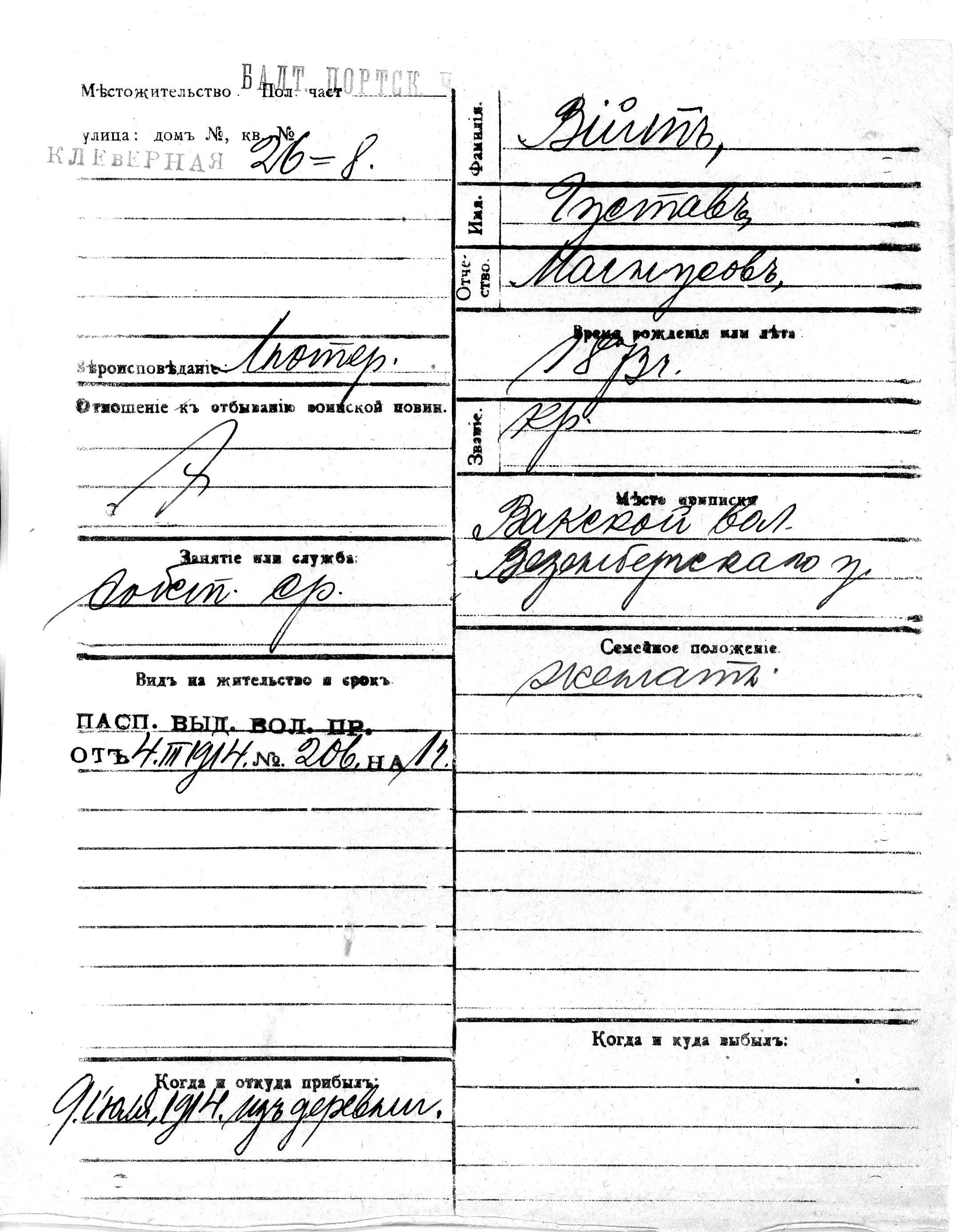 Viit, Gustav, Magnus